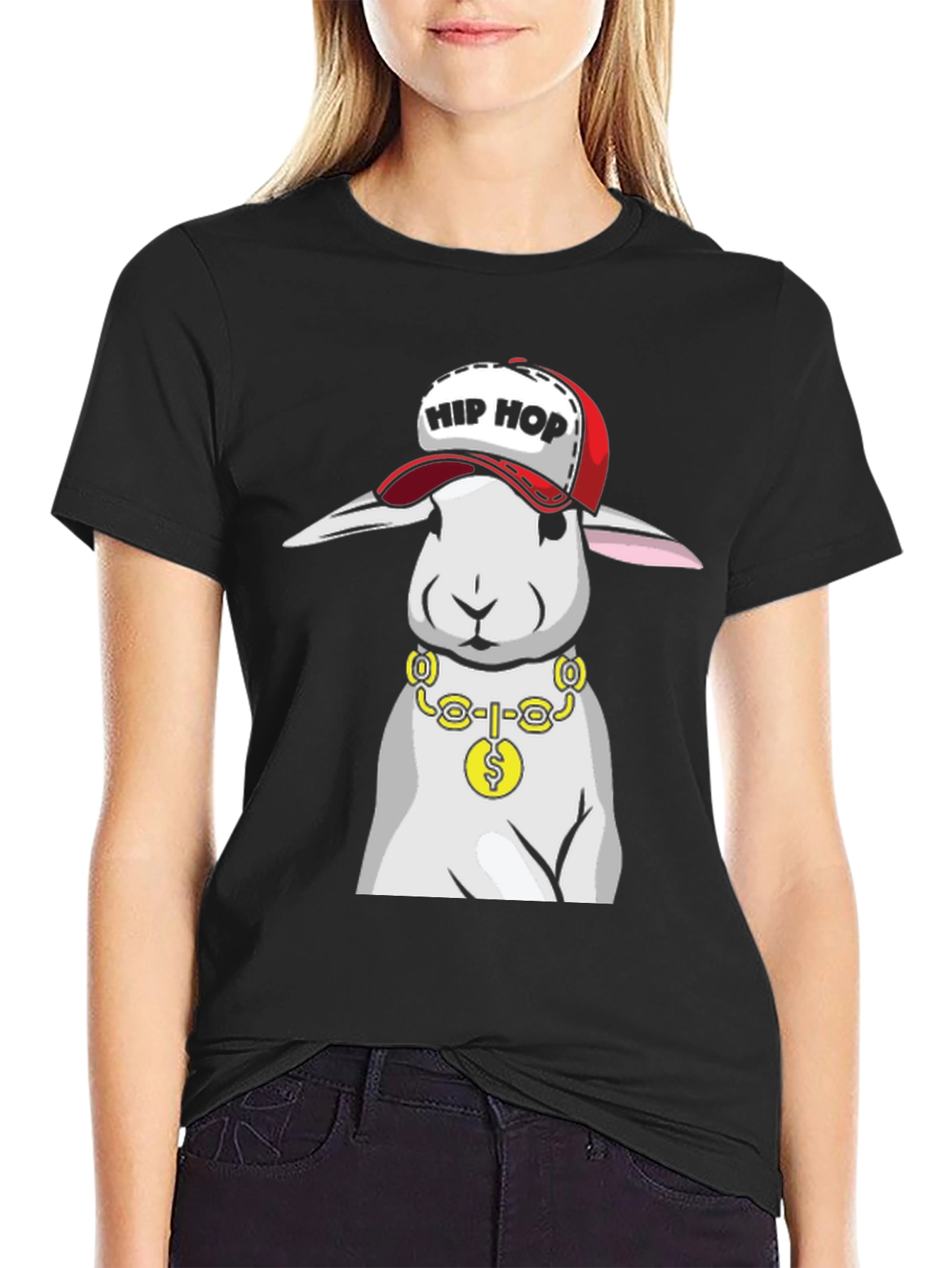 Hip Hop Bunny T-Shirt - Cool Rabbit Tee