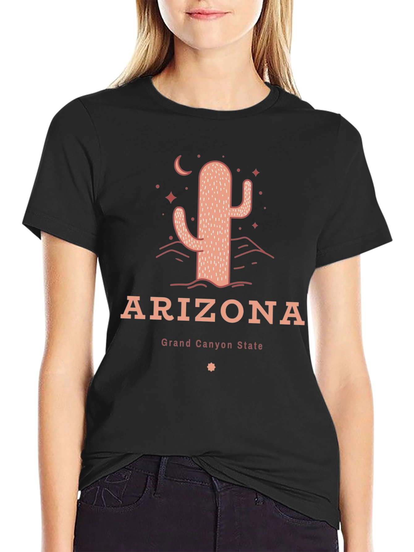 Arizona Cactus Graphic T-Shirt - Grand Canyon State