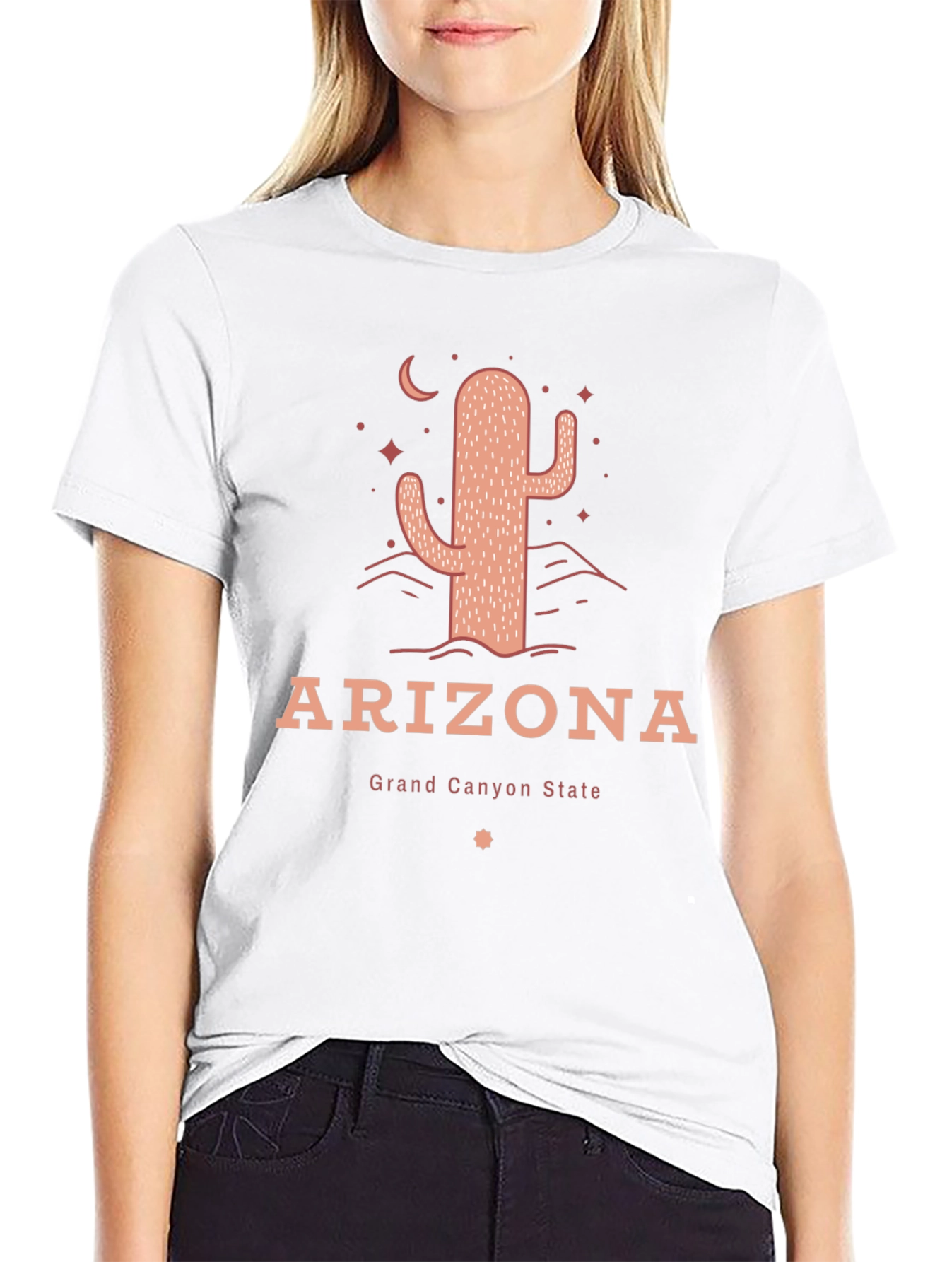 Arizona Cactus Graphic T-Shirt - Grand Canyon State