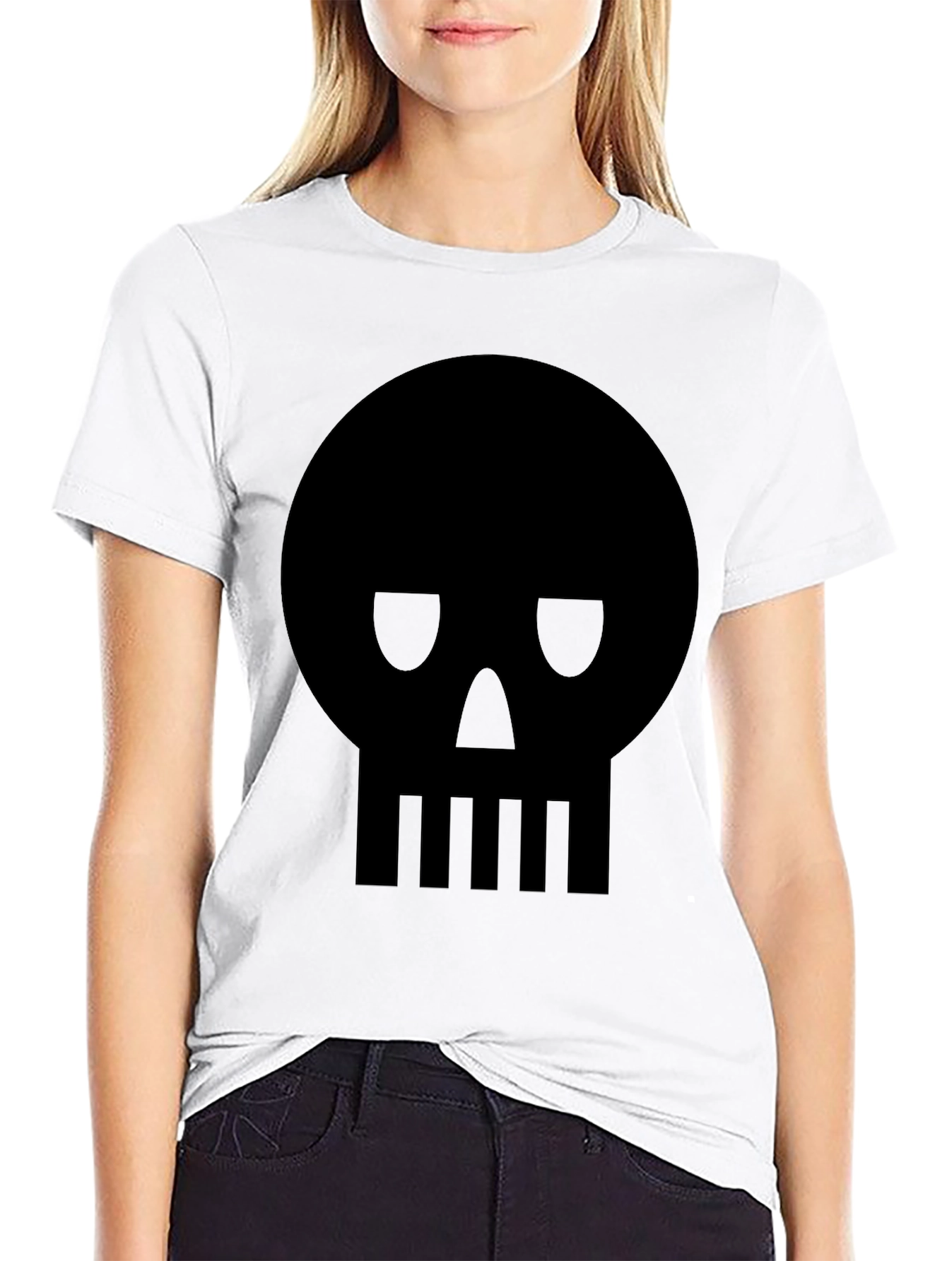 Skull Graphic Tee - Mens Black T-Shirt