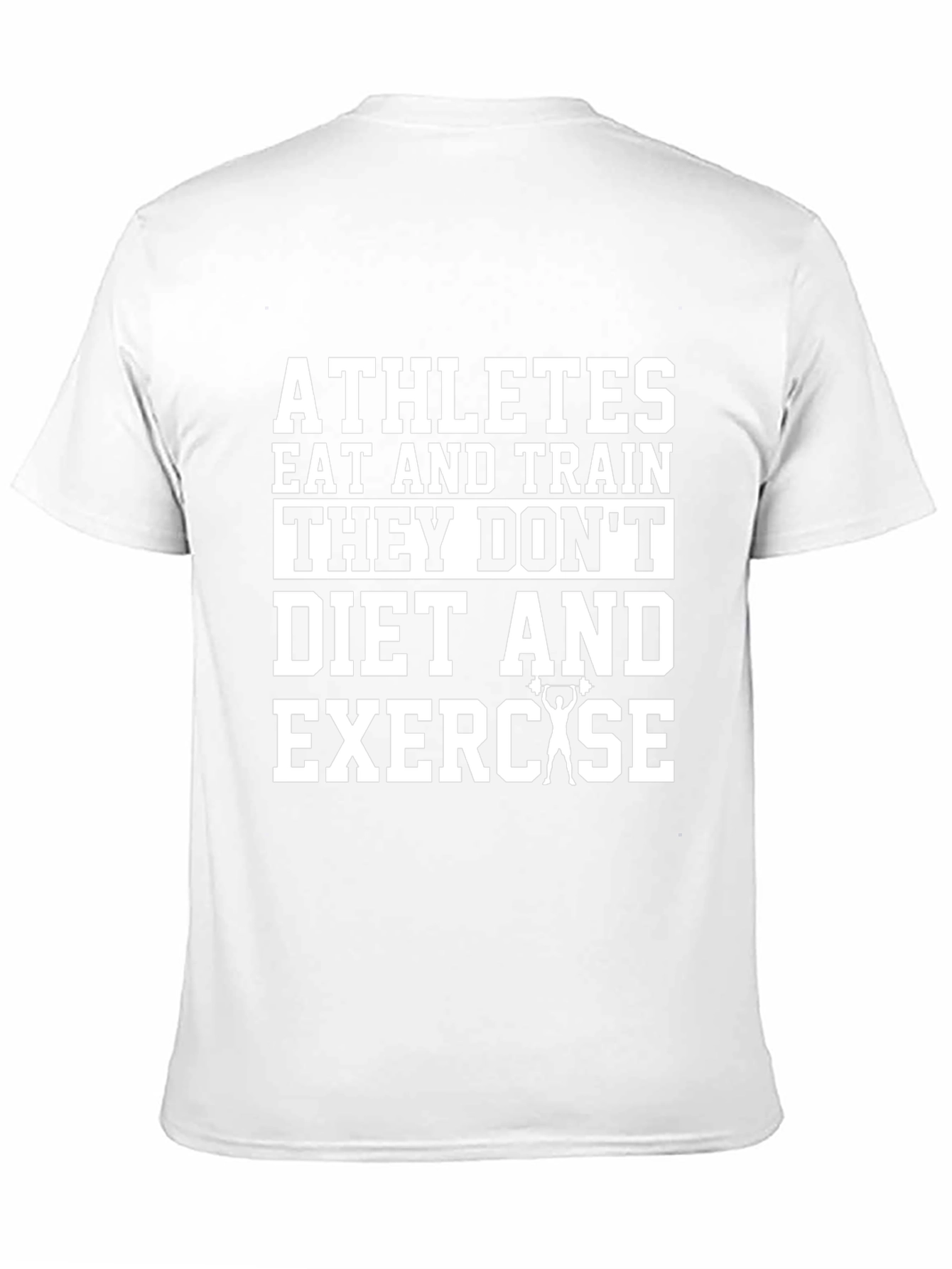 Athletes Training Black T-Shirt