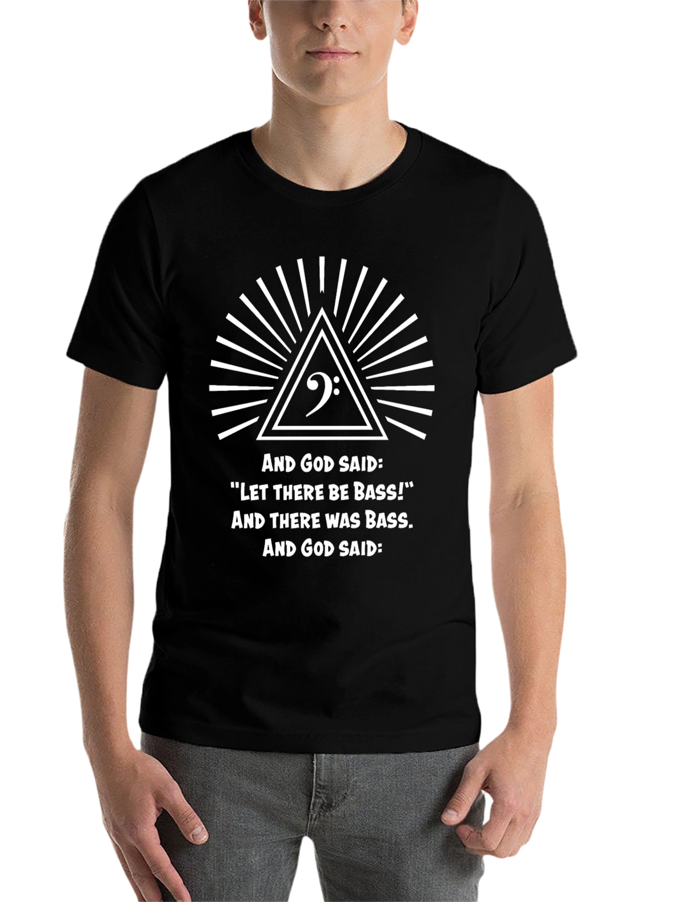 Bass Music T-Shirt - Let There Be Bass