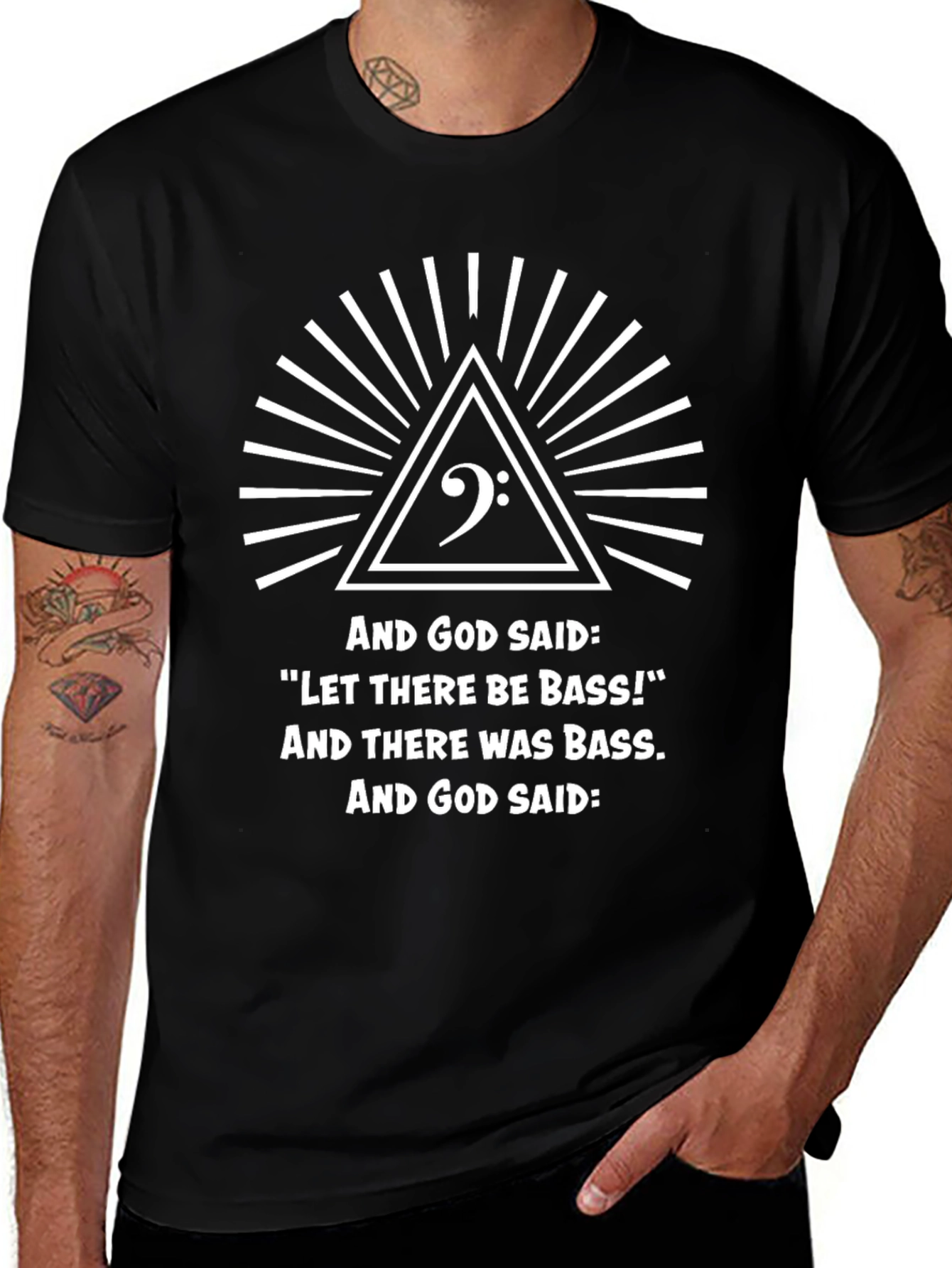 Bass Music T-Shirt - Let There Be Bass