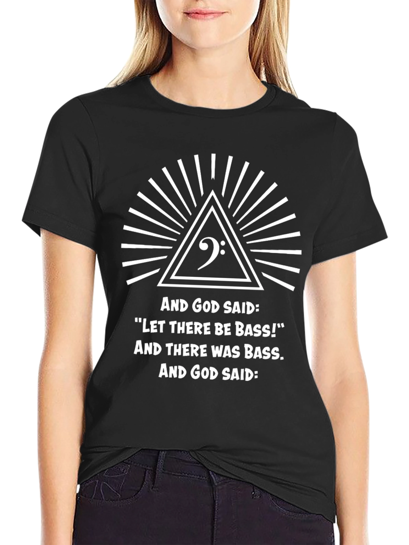 Bass Music T-Shirt - Let There Be Bass
