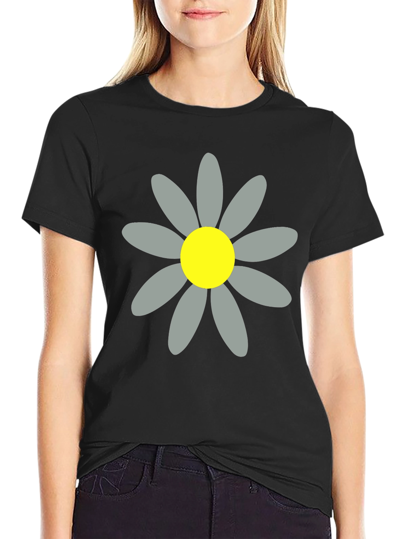Daisy Flower Graphic T-Shirt