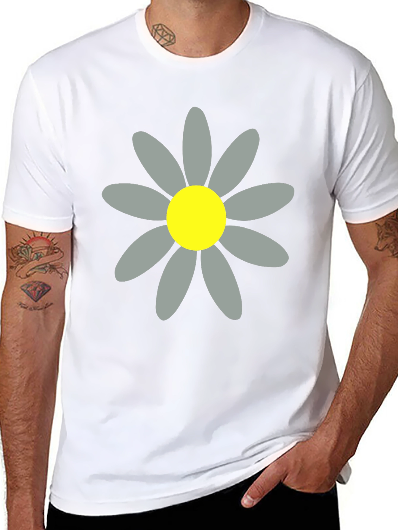 Daisy Flower Graphic T-Shirt