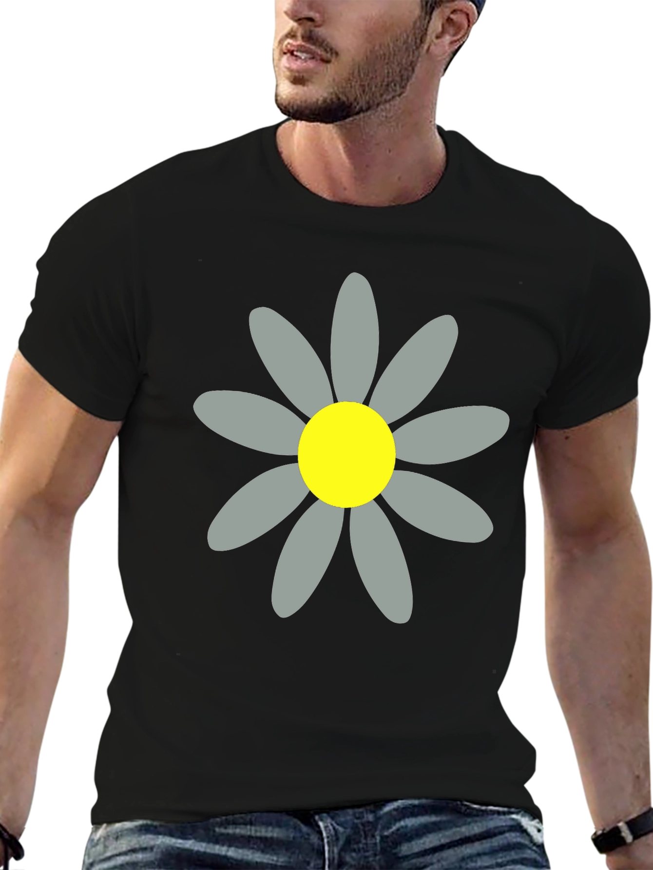 Daisy Flower Graphic T-Shirt