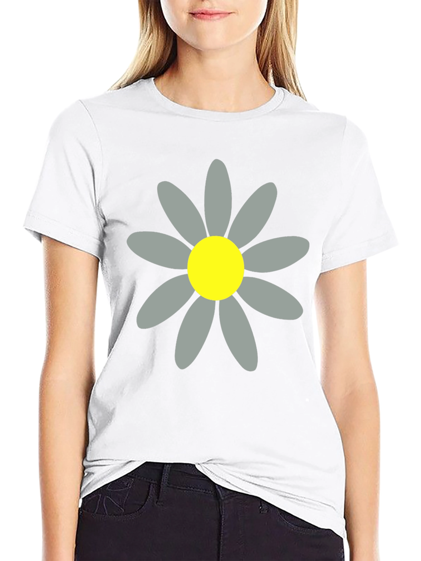 Daisy Flower Graphic T-Shirt