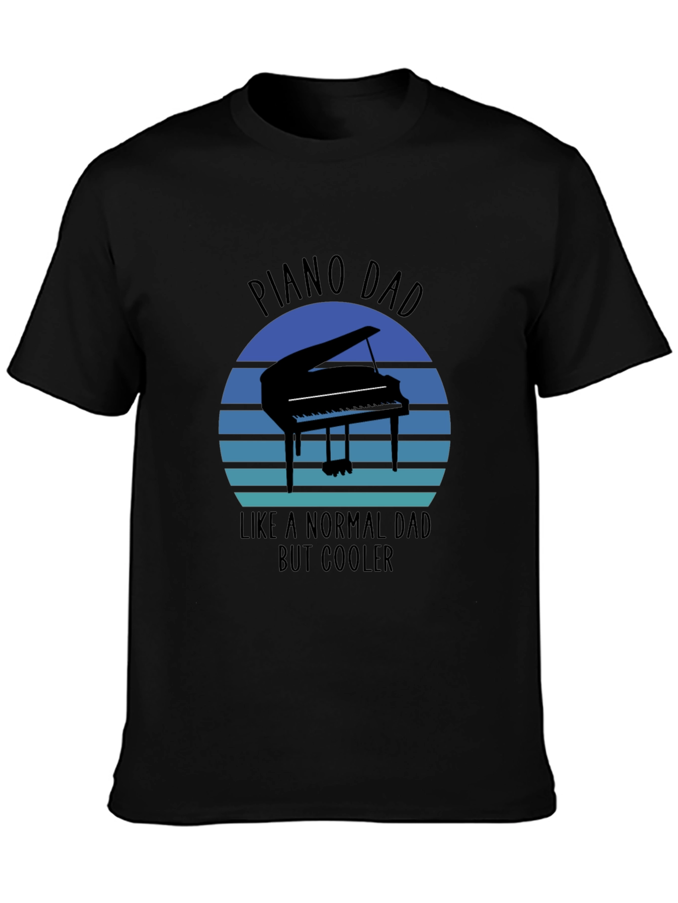 Piano Dad T-Shirt - Cool Fathers Day Gift