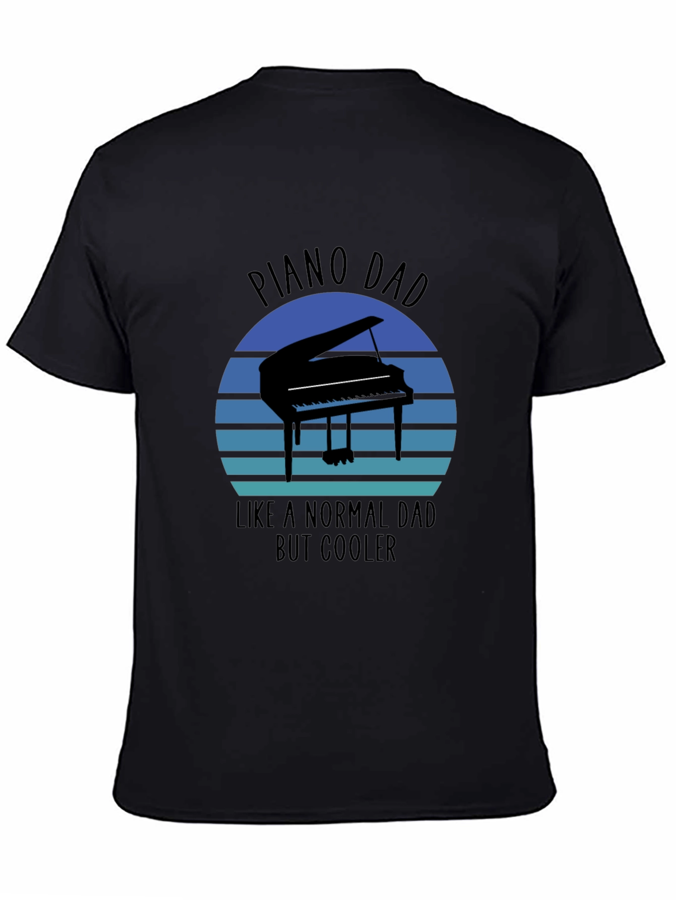 Piano Dad T-Shirt - Cool Fathers Day Gift