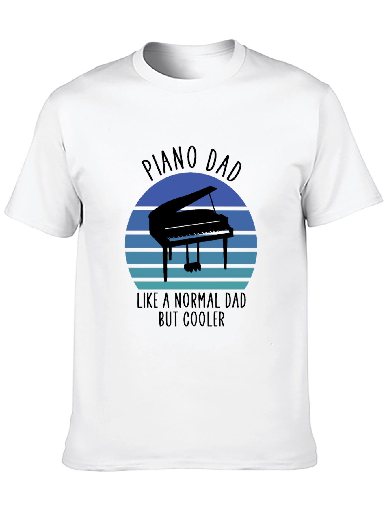 Piano Dad T-Shirt - Cool Fathers Day Gift