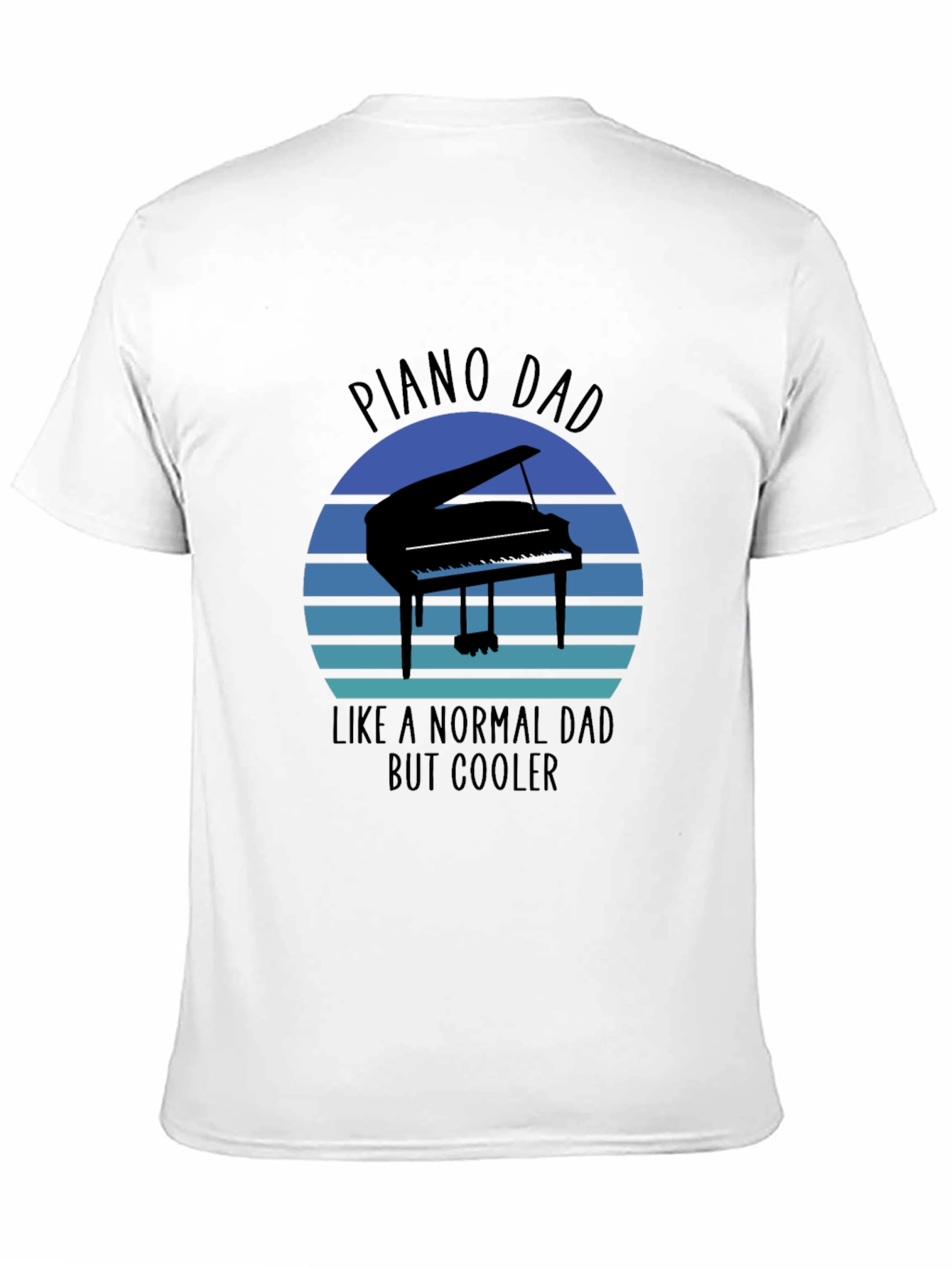 Piano Dad T-Shirt - Cool Fathers Day Gift