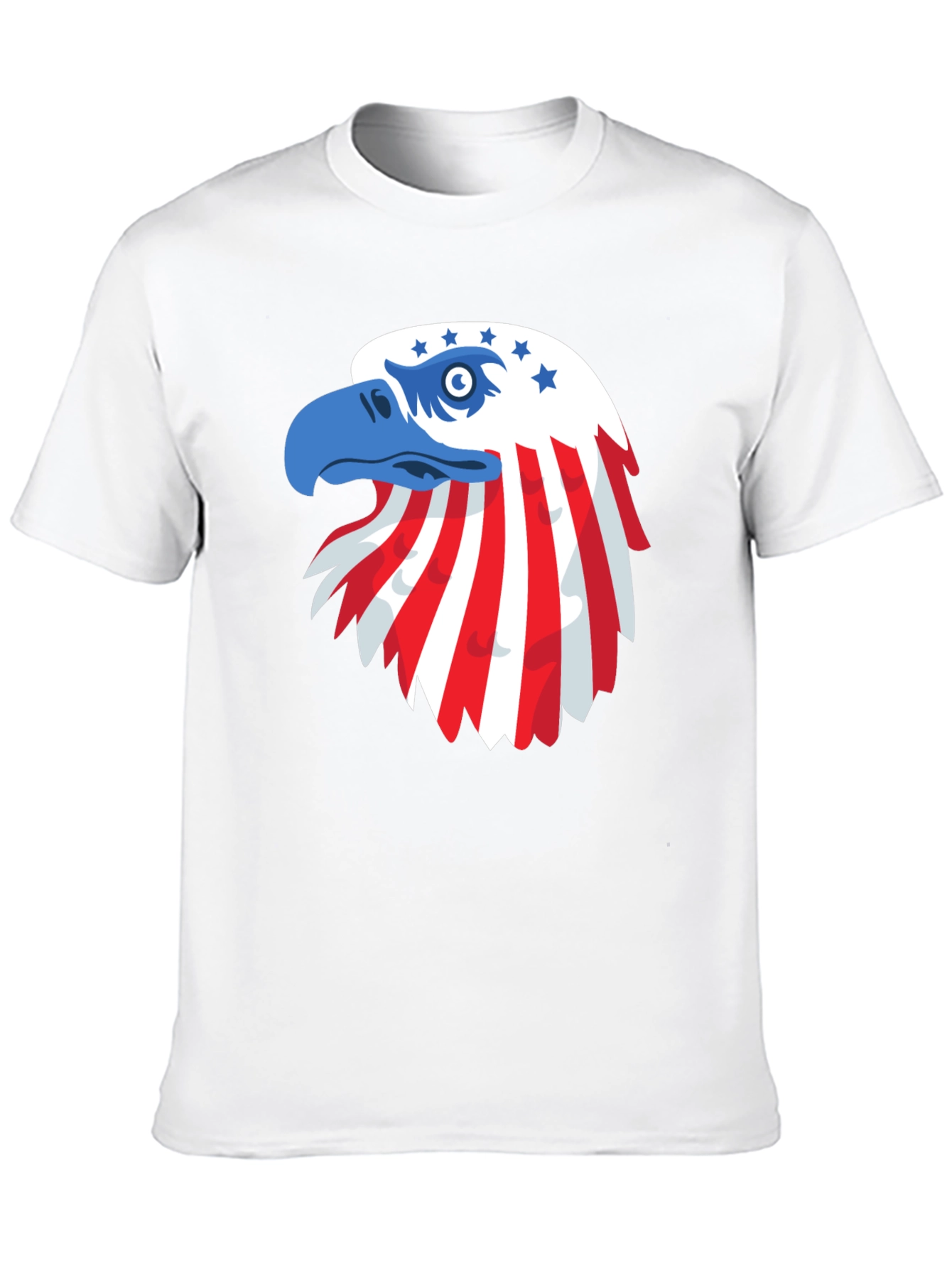 Patriotic Eagle Graphic Tee - USA Pride