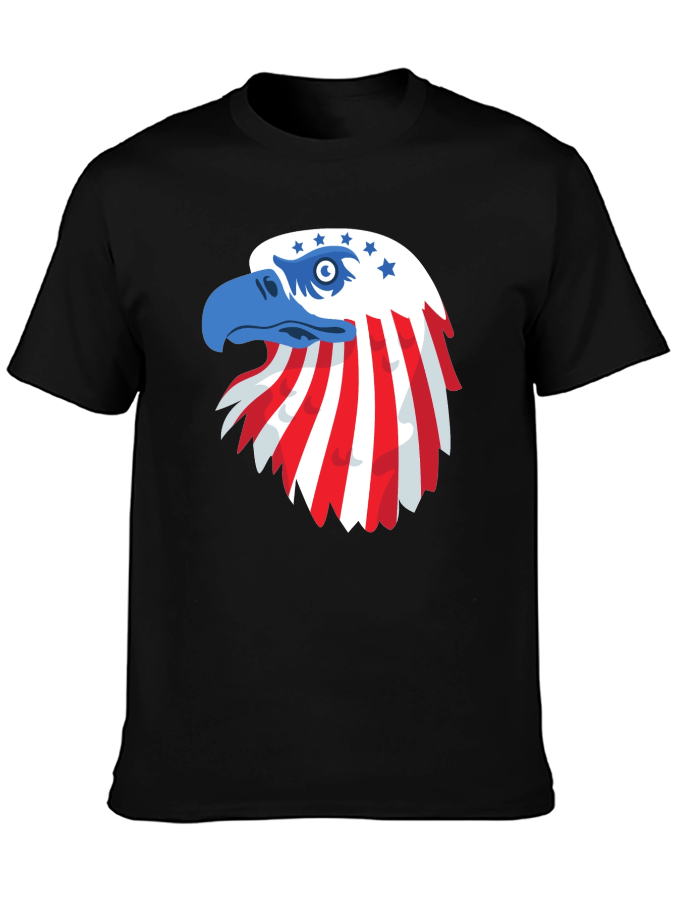 Patriotic Eagle Graphic Tee - USA Pride