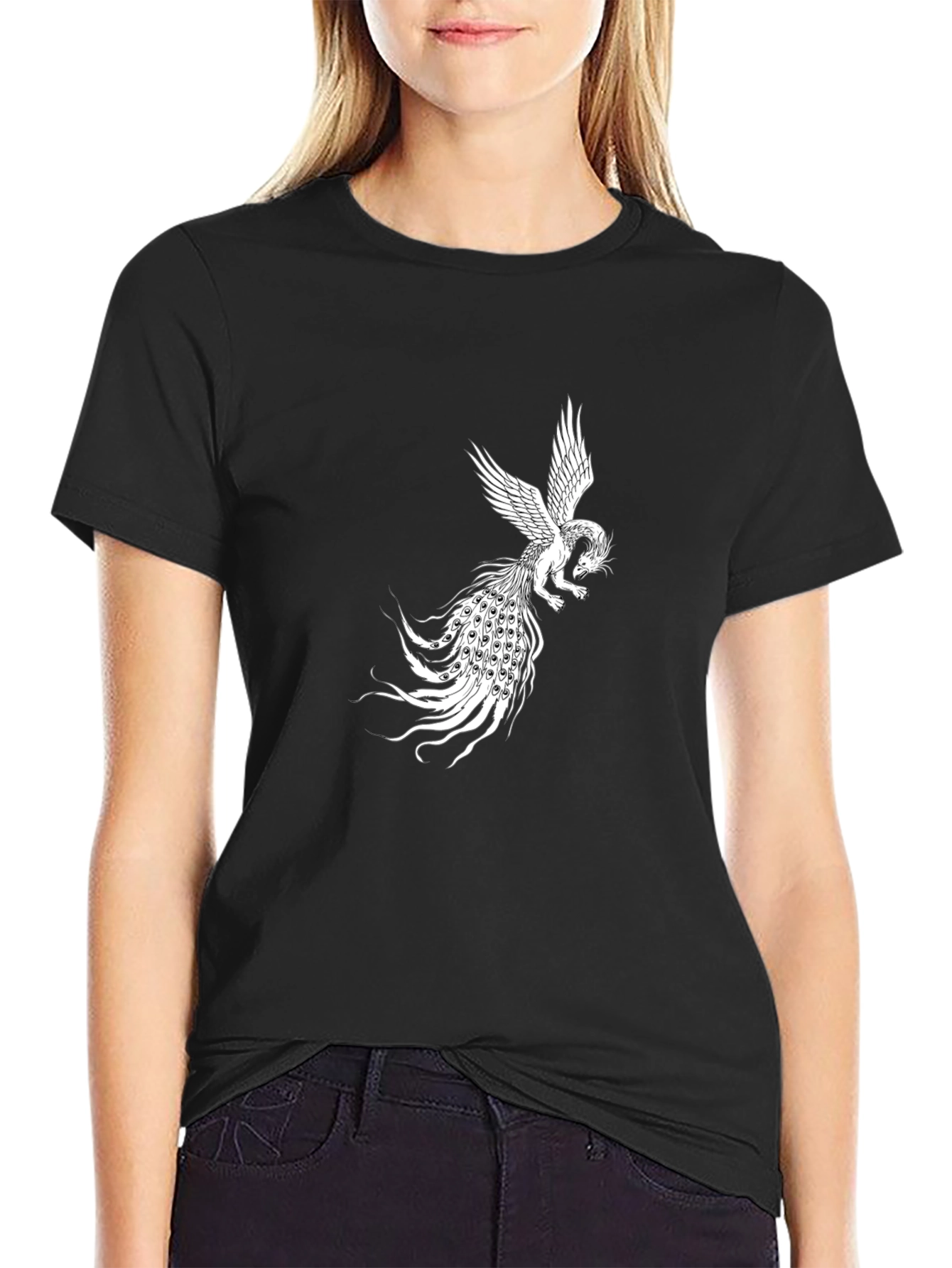 Phoenix Graphic Black T-Shirt