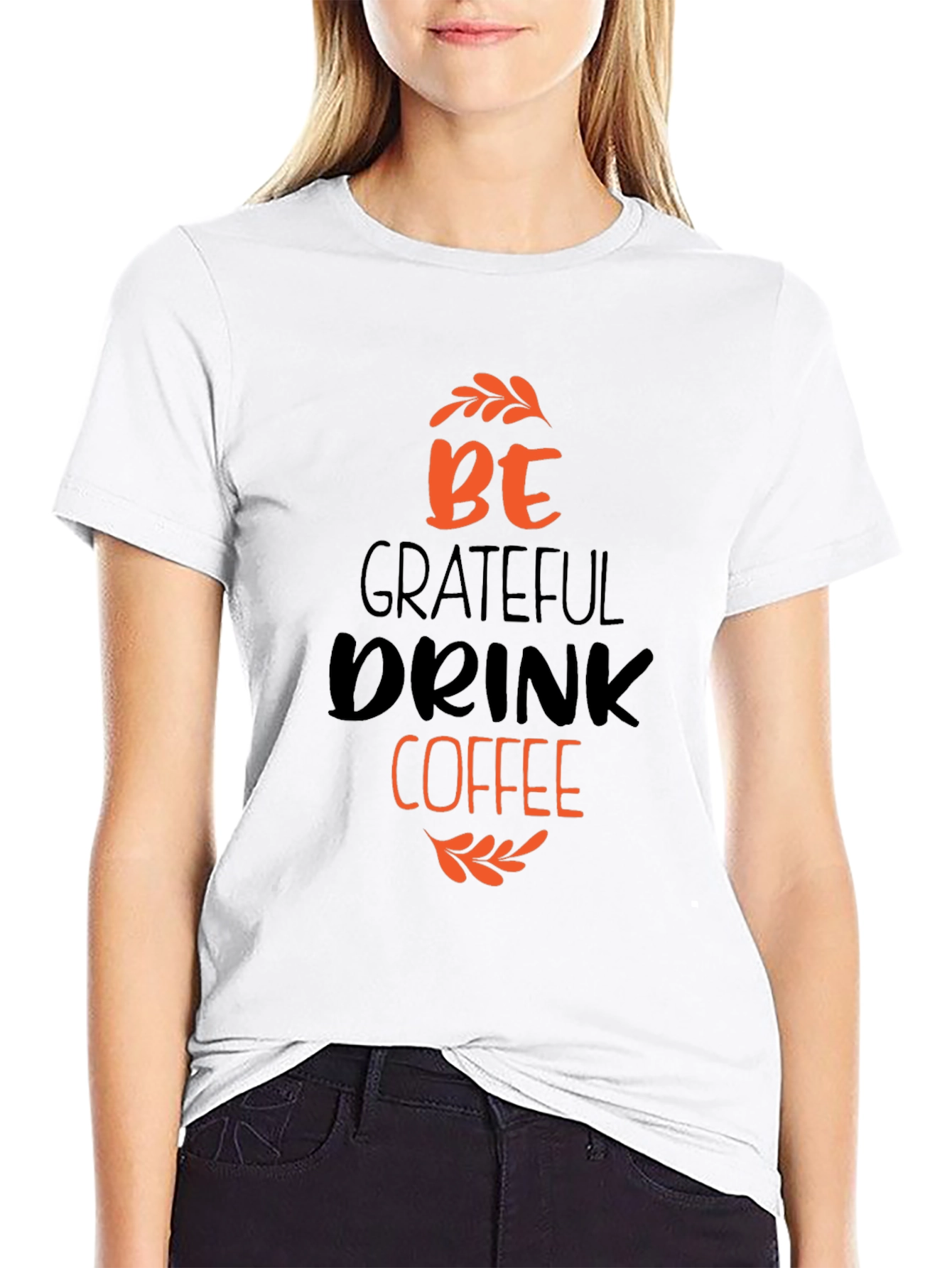 Grateful Drink Coffee Black T-Shirt