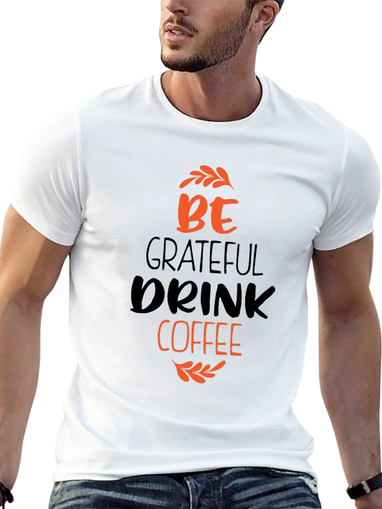 Grateful Drink Coffee Black T-Shirt