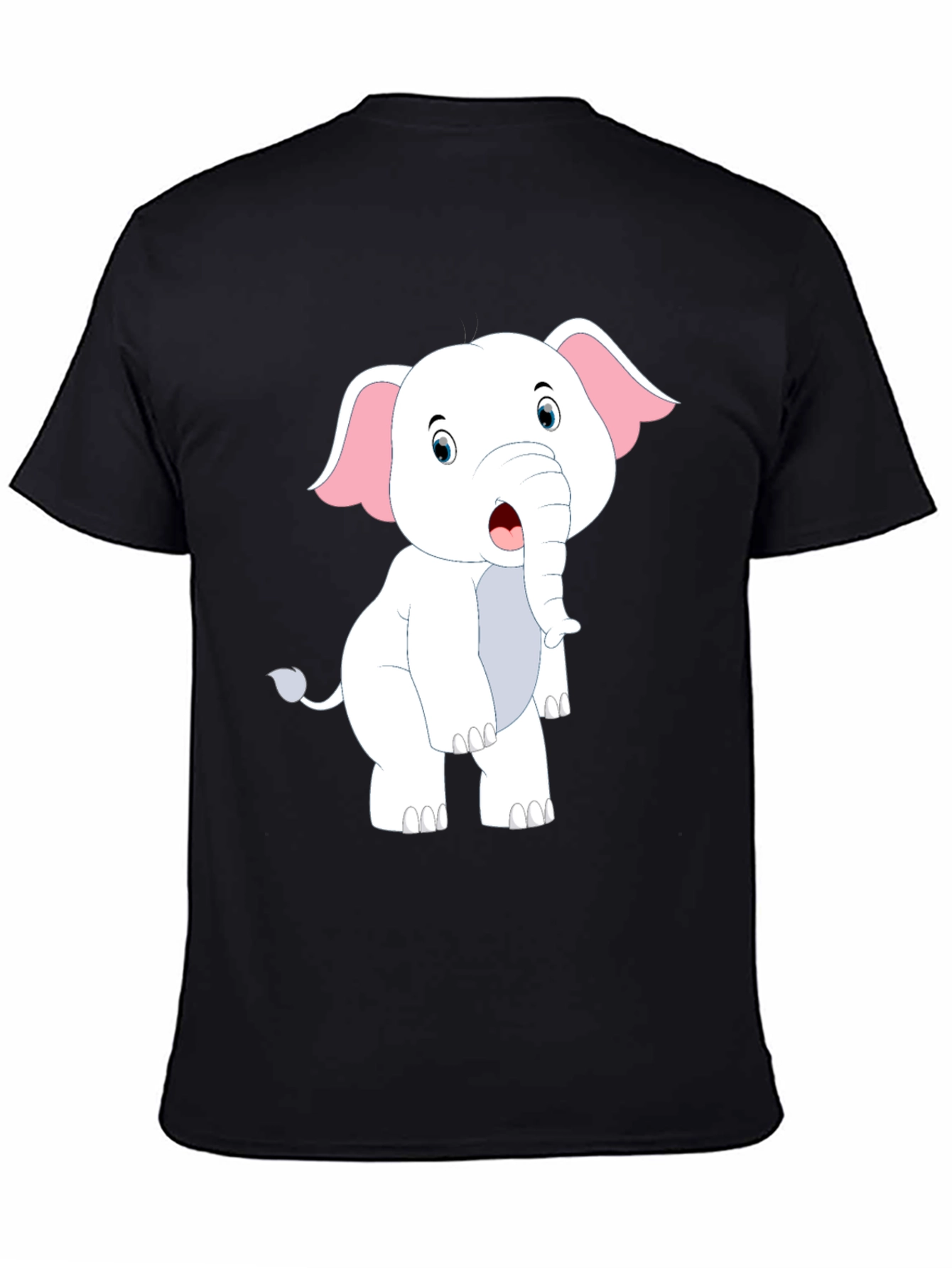 Cute Elephant Graphic T-Shirt - Fun Animal Tee