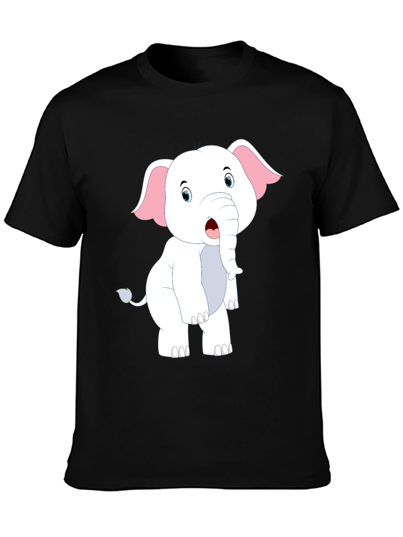 Cute Elephant Graphic T-Shirt - Fun Animal Tee