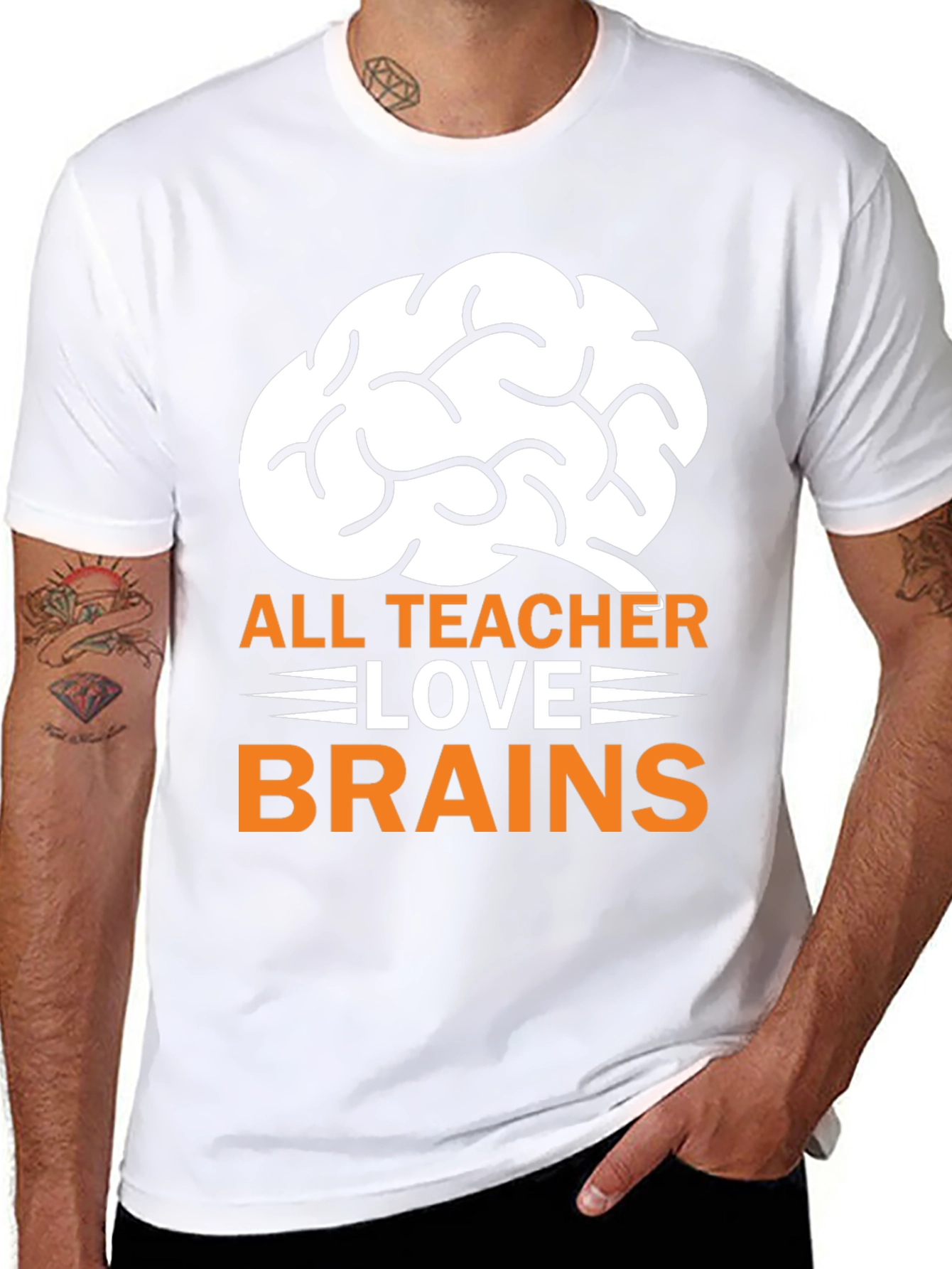 All Teachers Love Brains T-Shirt