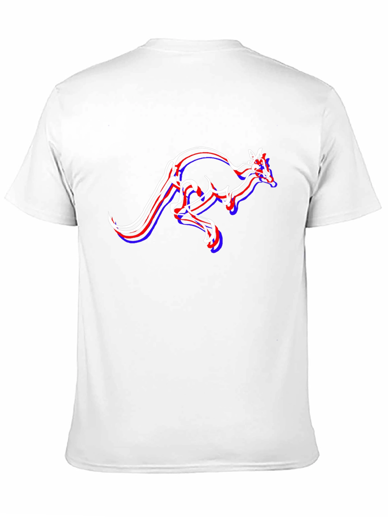 Kangaroo Graphic T-Shirt - Stylish Mens Black Tee