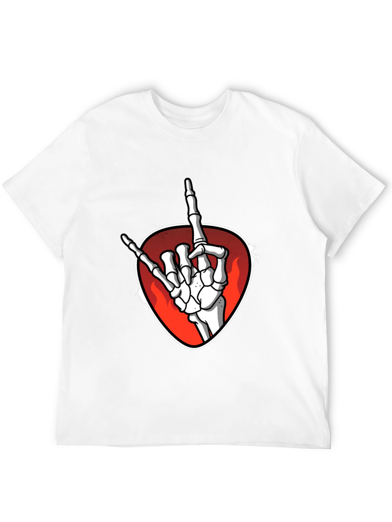 Rock On Skeleton Hand Graphic Tee