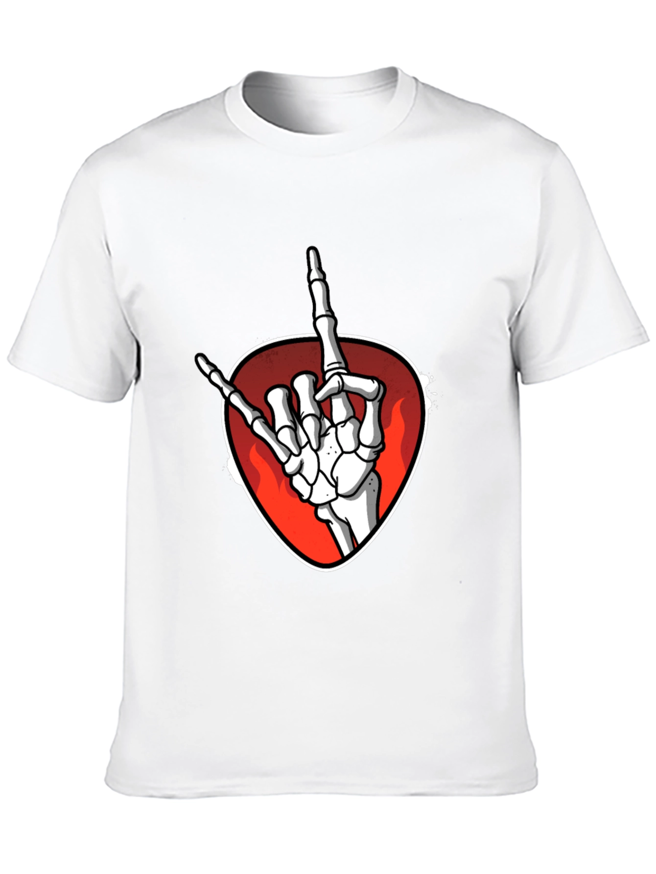 Rock On Skeleton Hand Graphic Tee