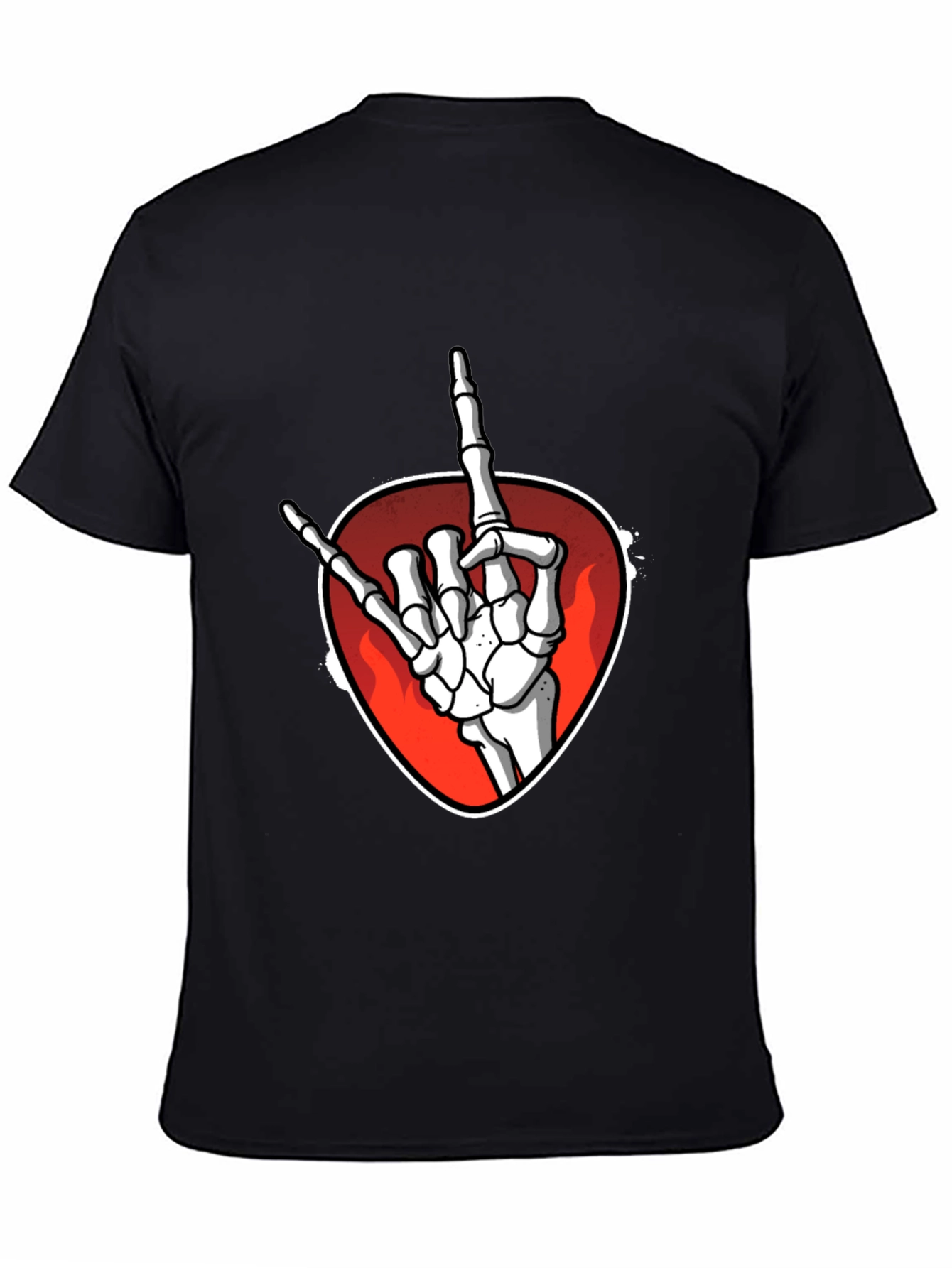 Rock On Skeleton Hand Graphic Tee