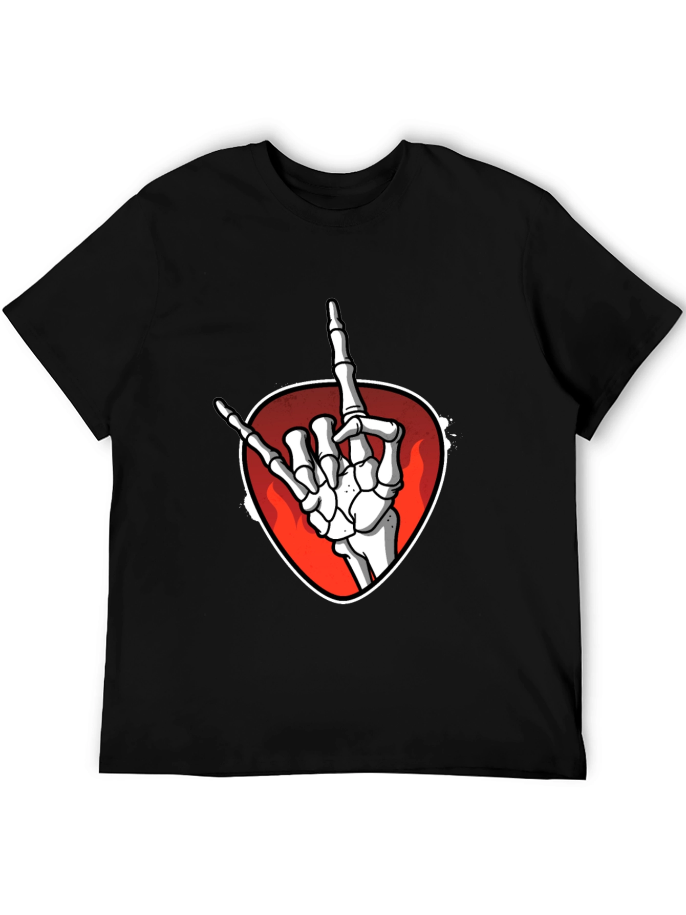 Rock On Skeleton Hand Graphic Tee