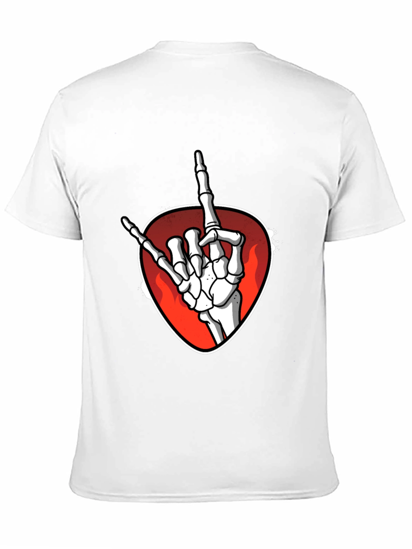 Rock On Skeleton Hand Graphic Tee