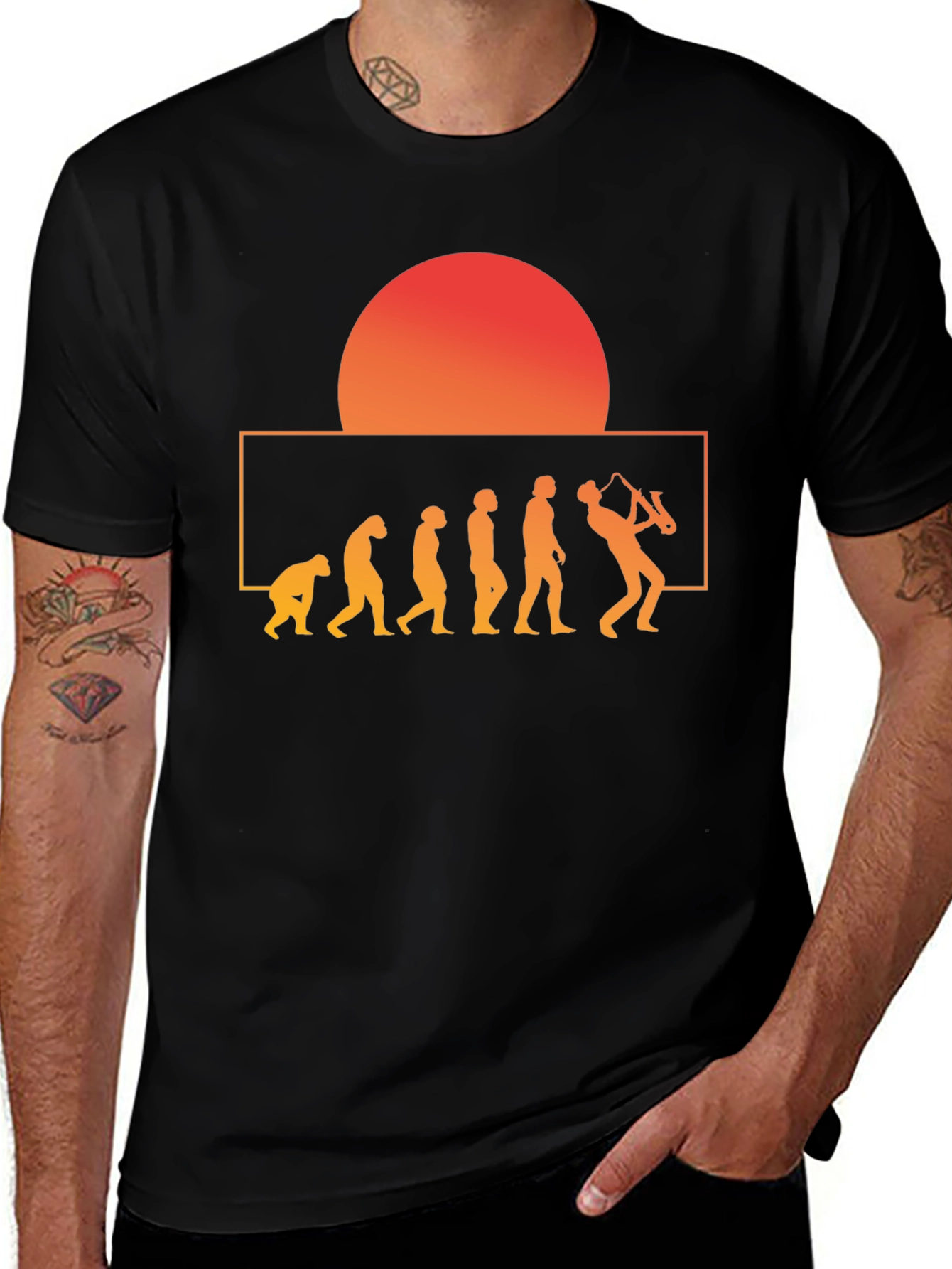 Evolution of Saxophone T-Shirt