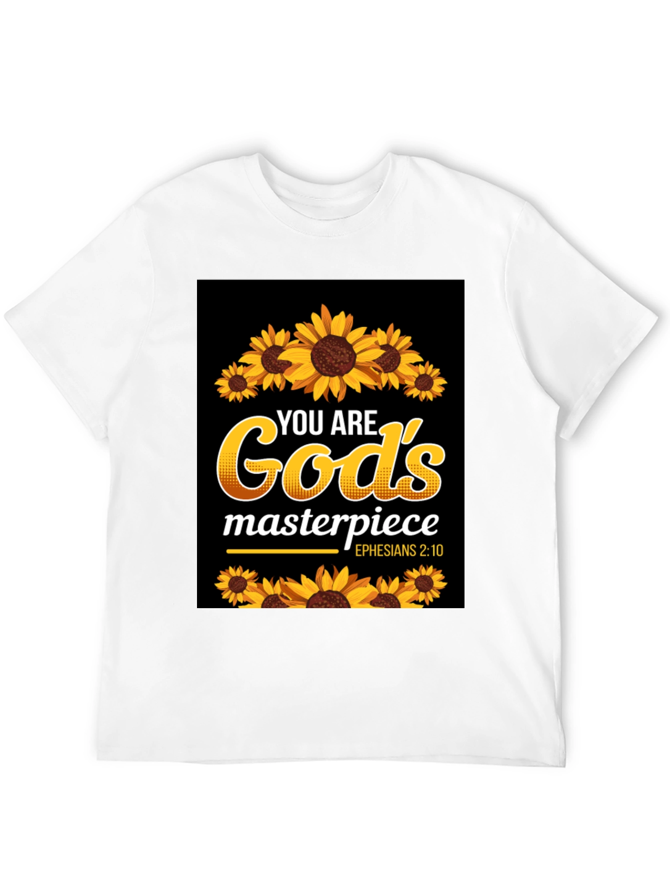Gods Masterpiece Sunflower Christian T-Shirt