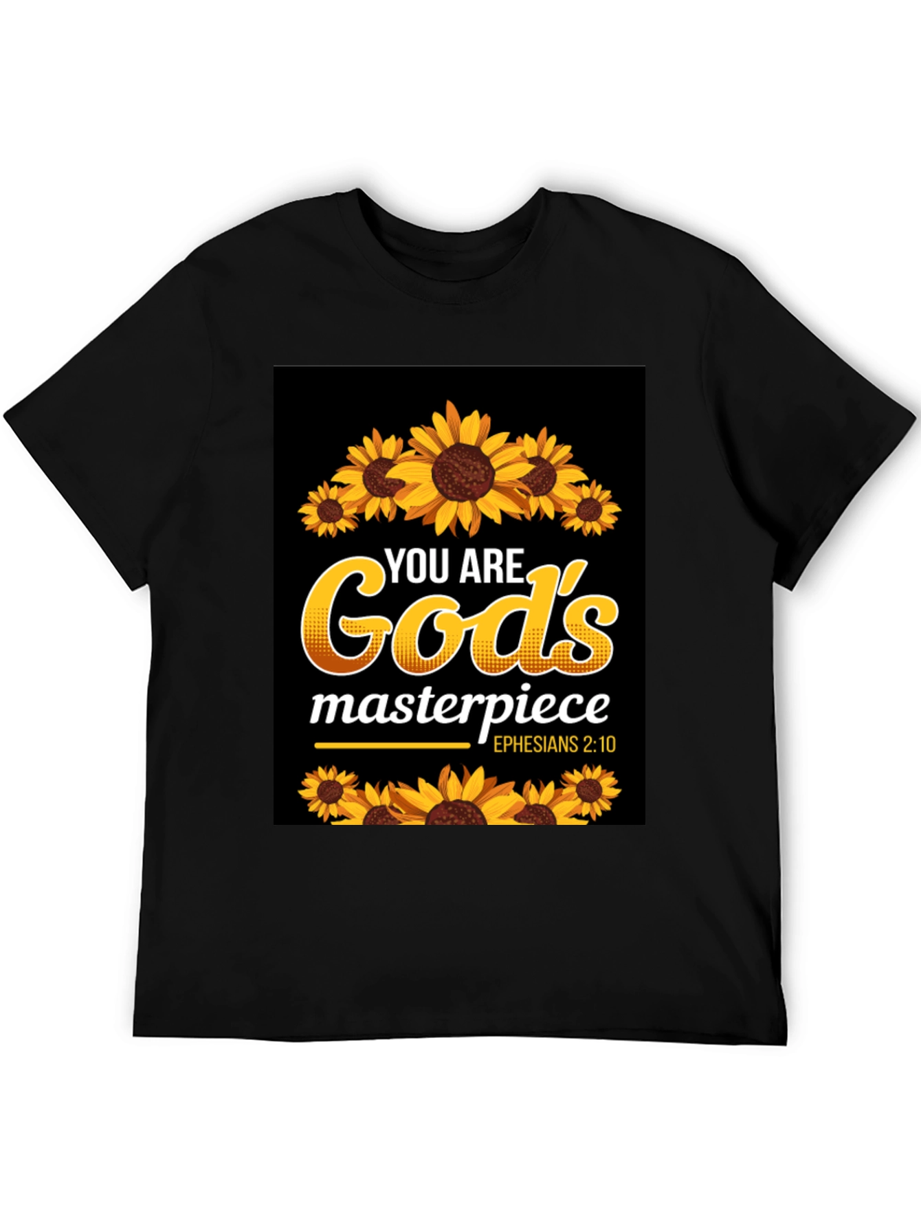 Gods Masterpiece Sunflower Christian T-Shirt