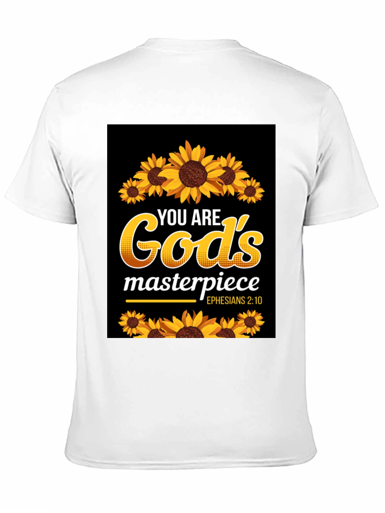 Gods Masterpiece Sunflower Christian T-Shirt