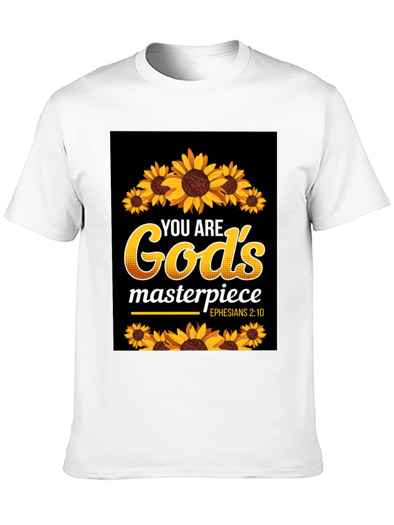 Gods Masterpiece Sunflower Christian T-Shirt