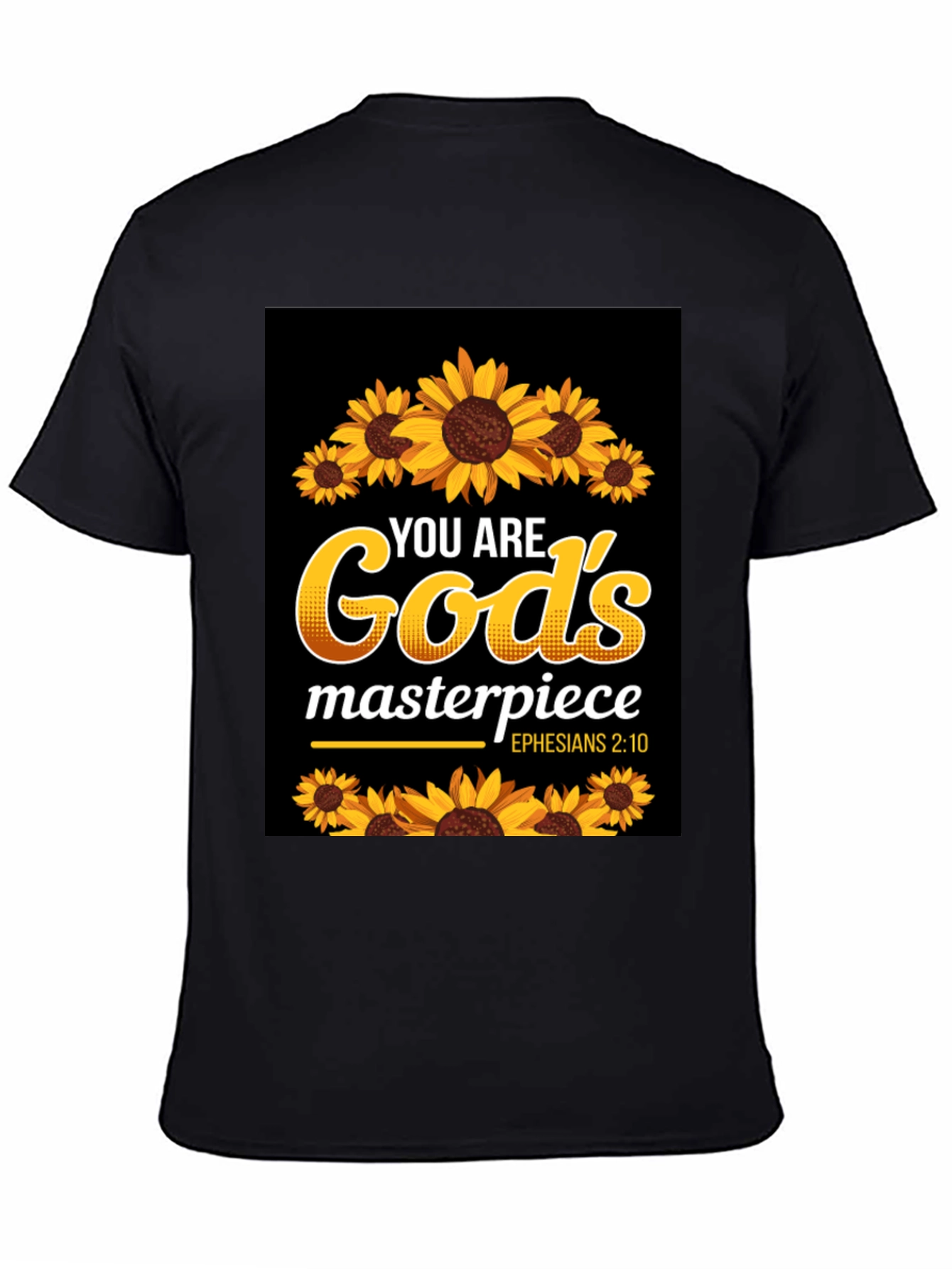 Gods Masterpiece Sunflower Christian T-Shirt