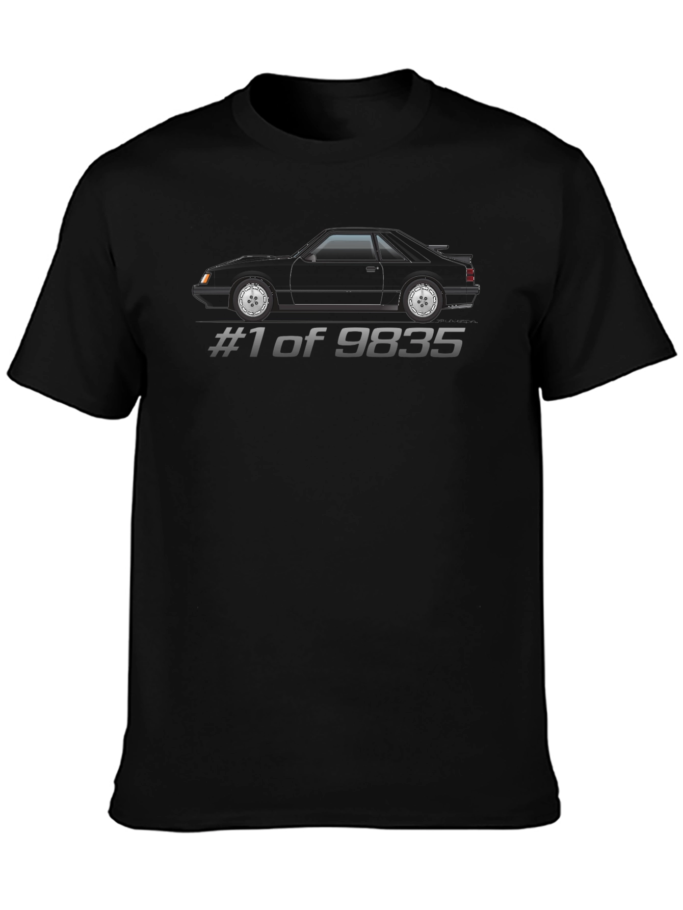 Black Mustang #1 of 9835 Graphic Tee