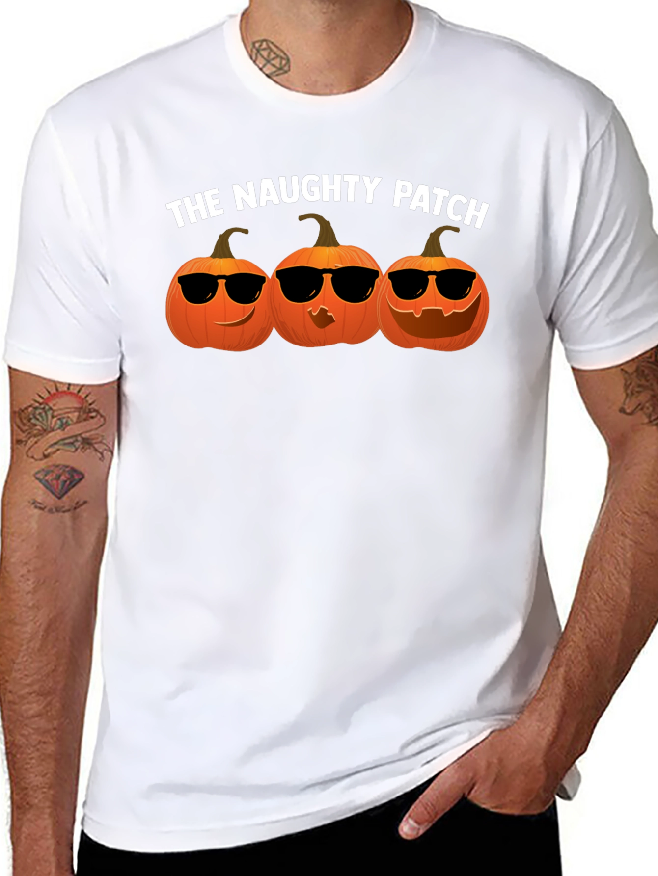 The Naughty Patch Halloween T-Shirt