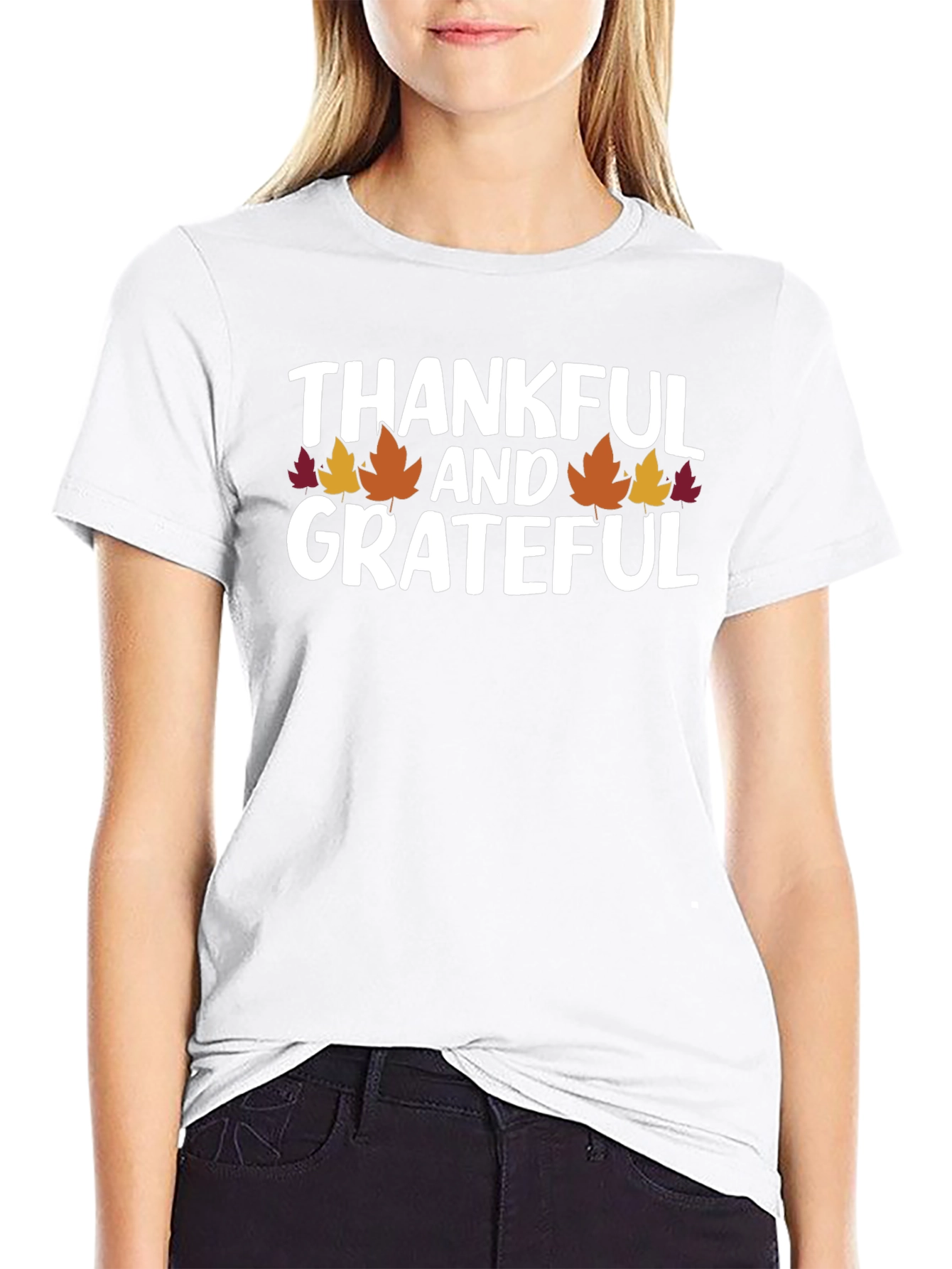 Thankful & Grateful Thanksgiving T-Shirt