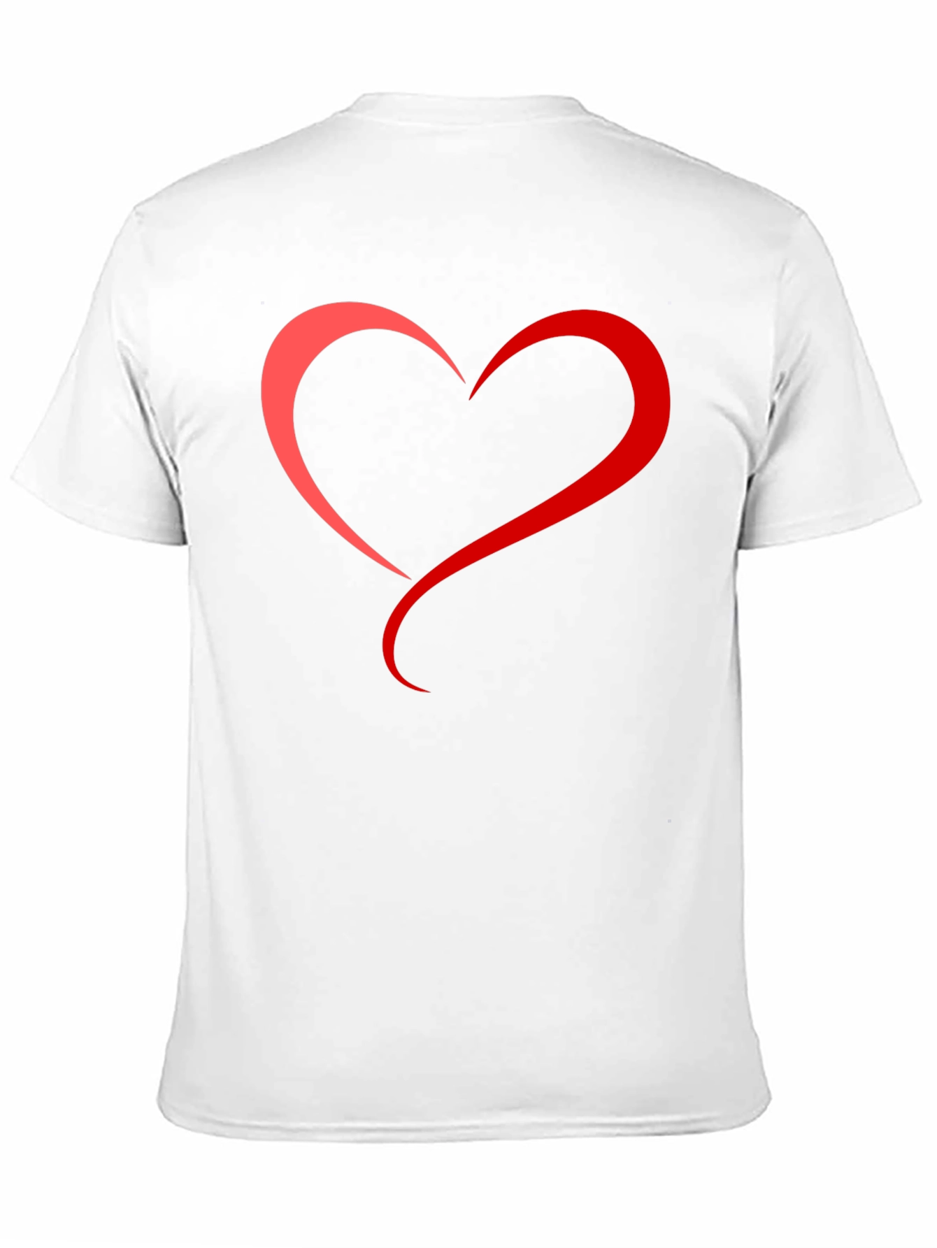 Heart Graphic Tee - Mens Black T-Shirt