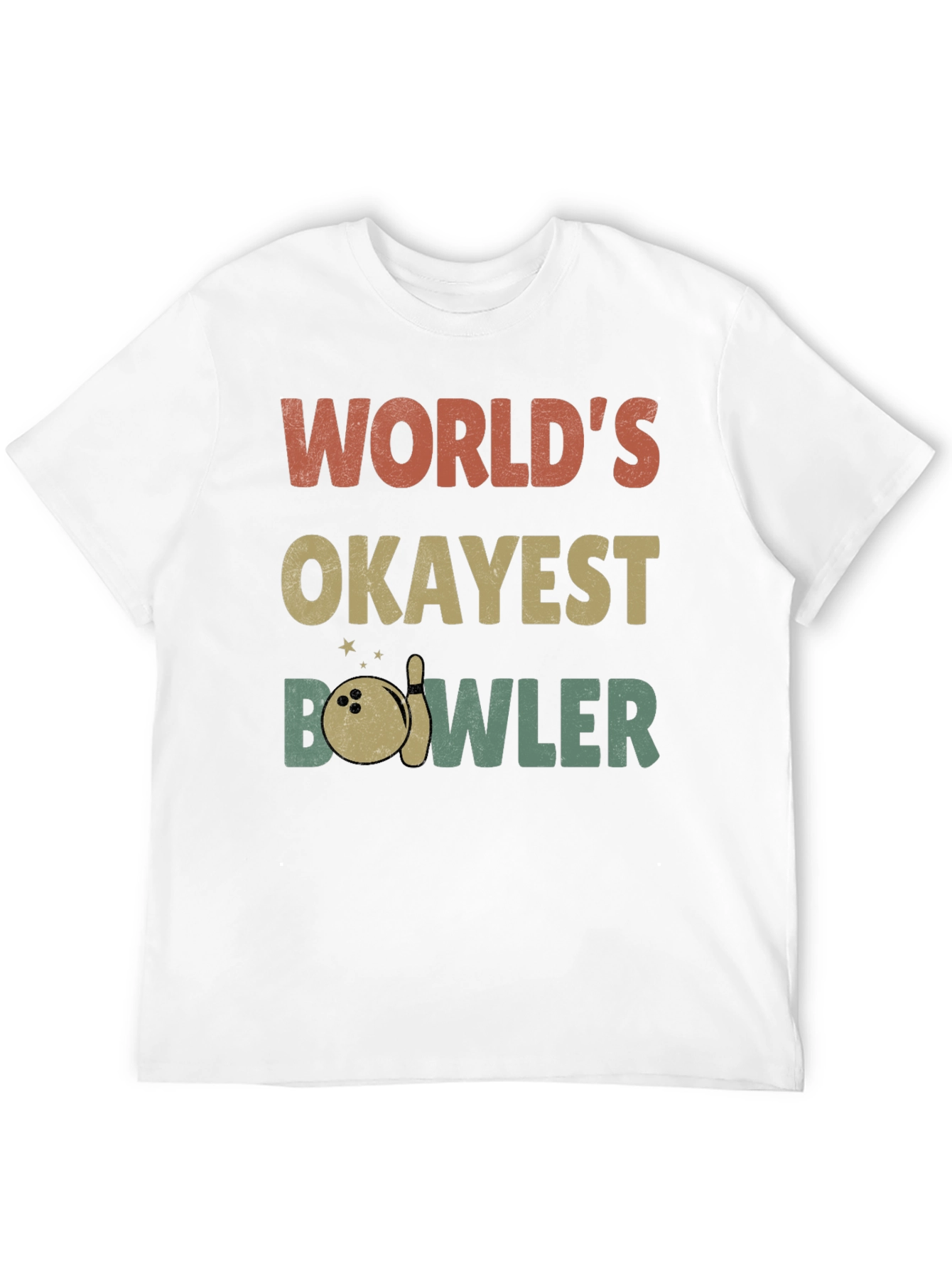 Worlds Okayest Bowler T-Shirt
