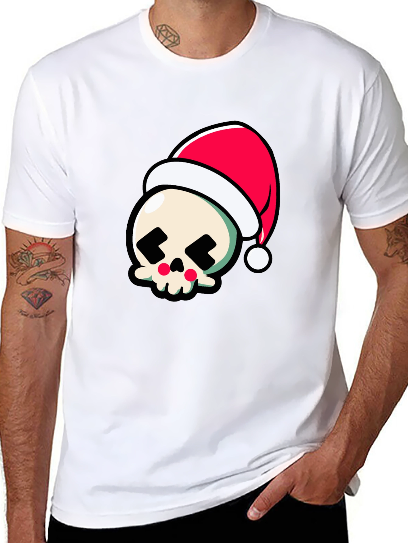 Christmas Skull T-Shirt