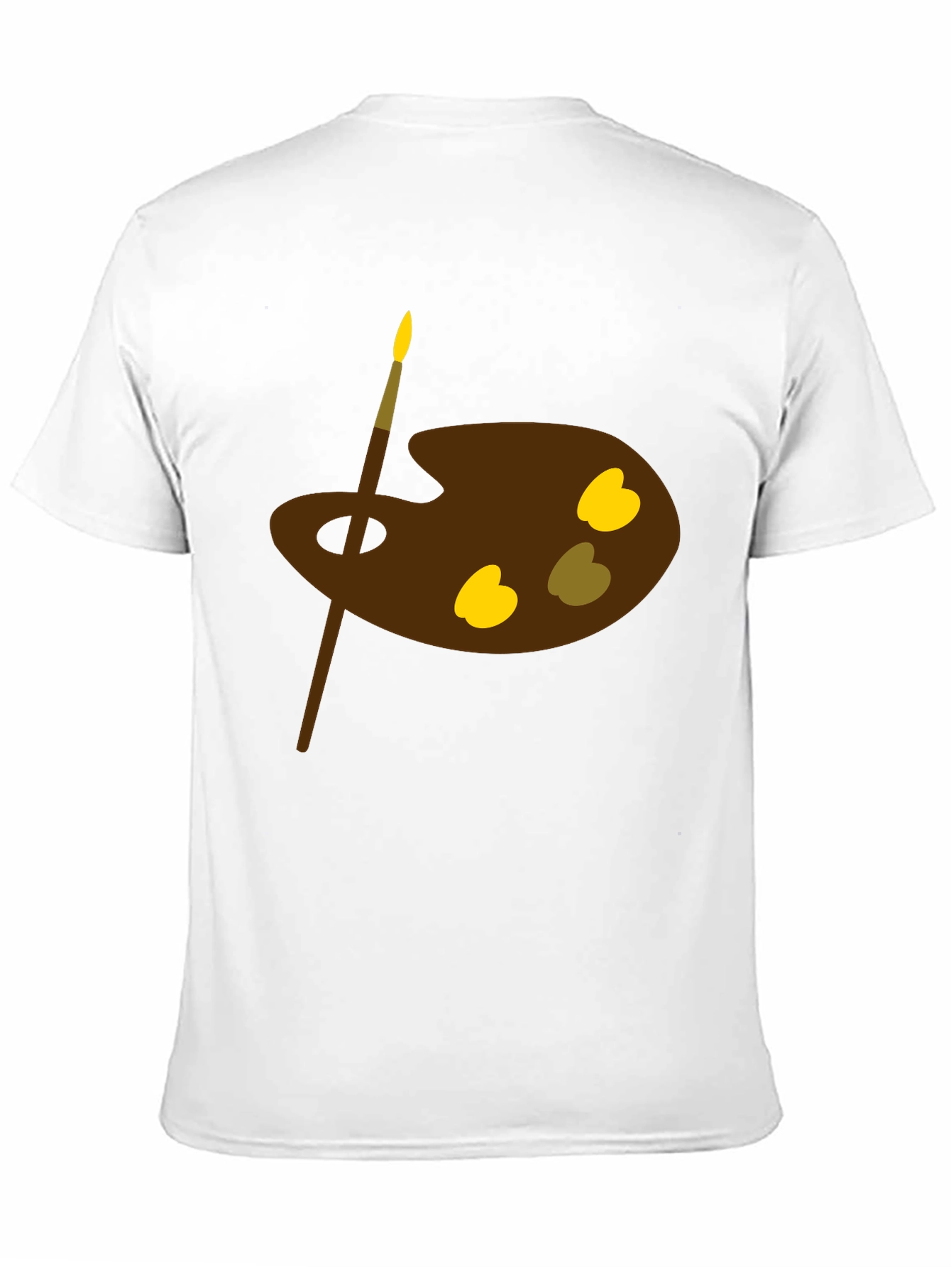 Artist Palette Graphic Tee - Classic Black Cotton Shirt