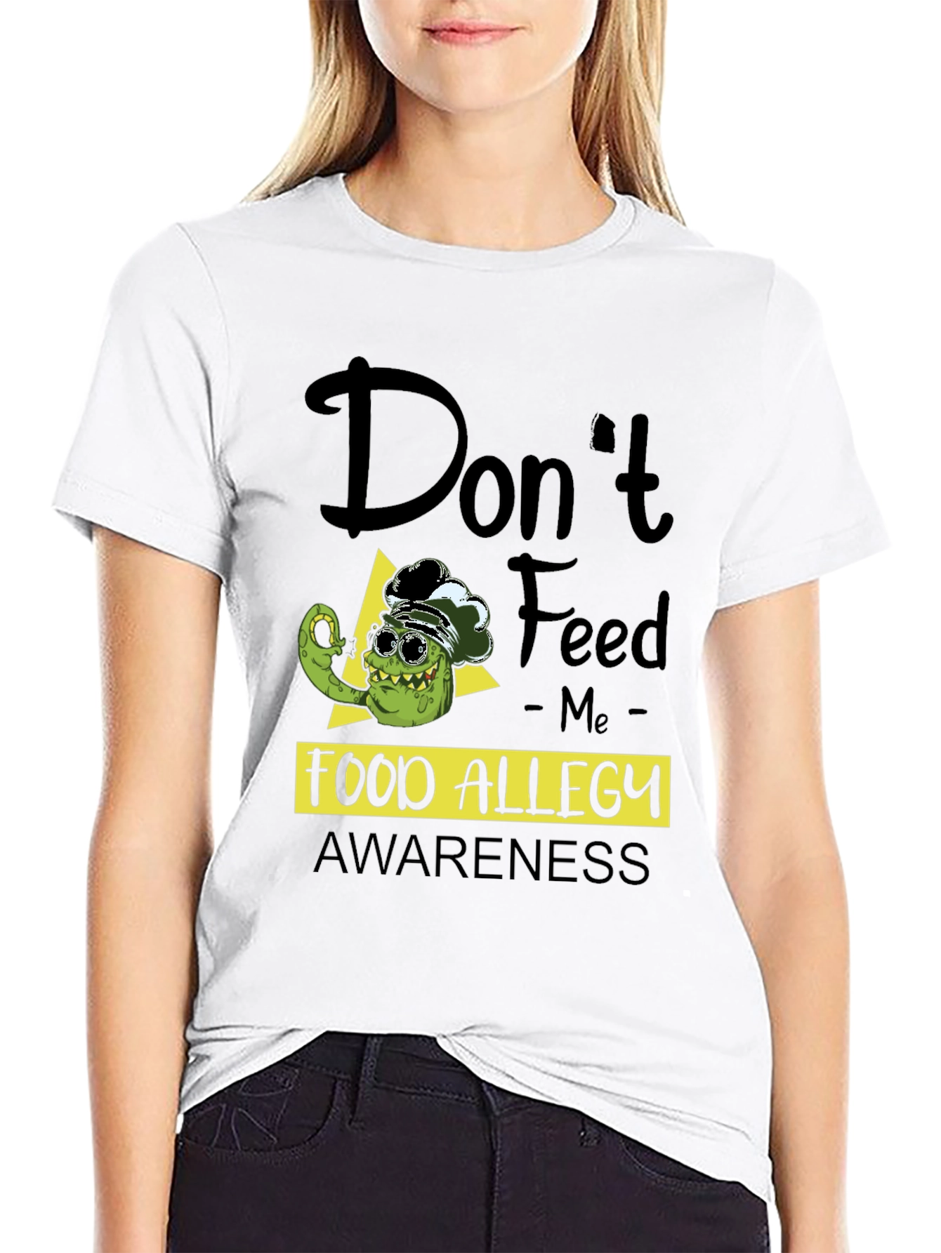 Food Allergy Awareness T-Shirt - Funny Pickle Chef