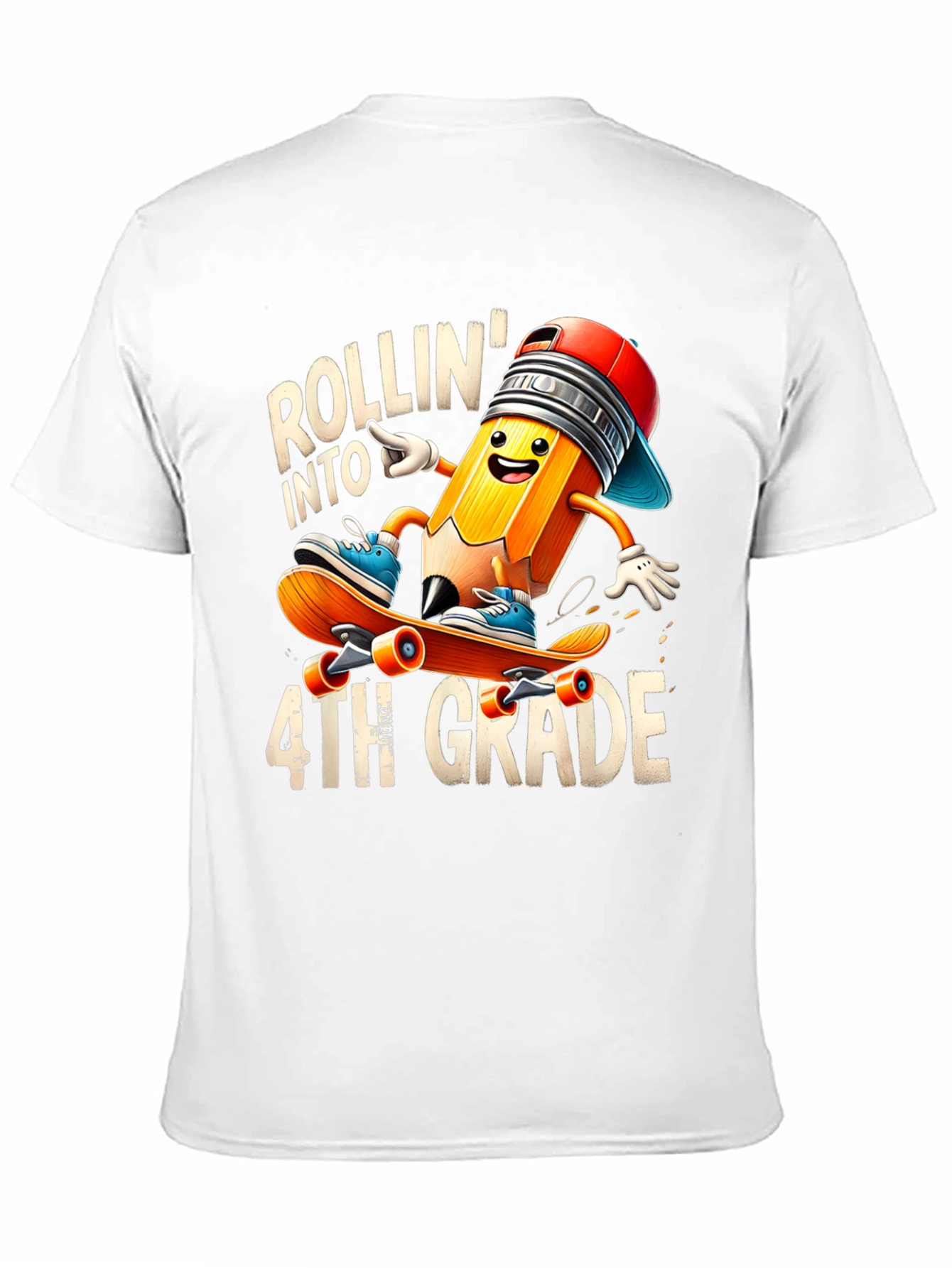 Rollin Into 4th Grade T-Shirt