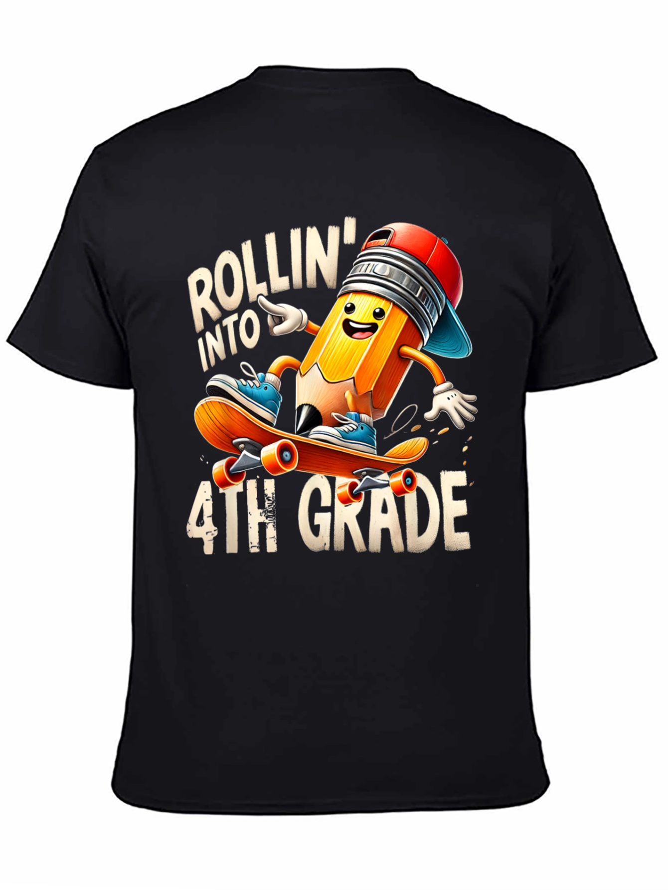 Rollin Into 4th Grade T-Shirt