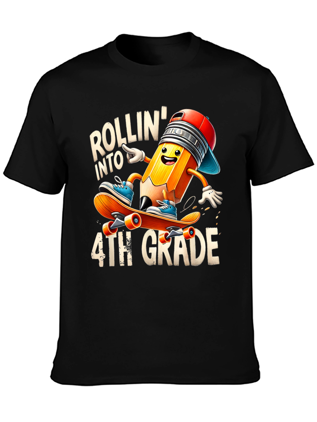 Rollin Into 4th Grade T-Shirt