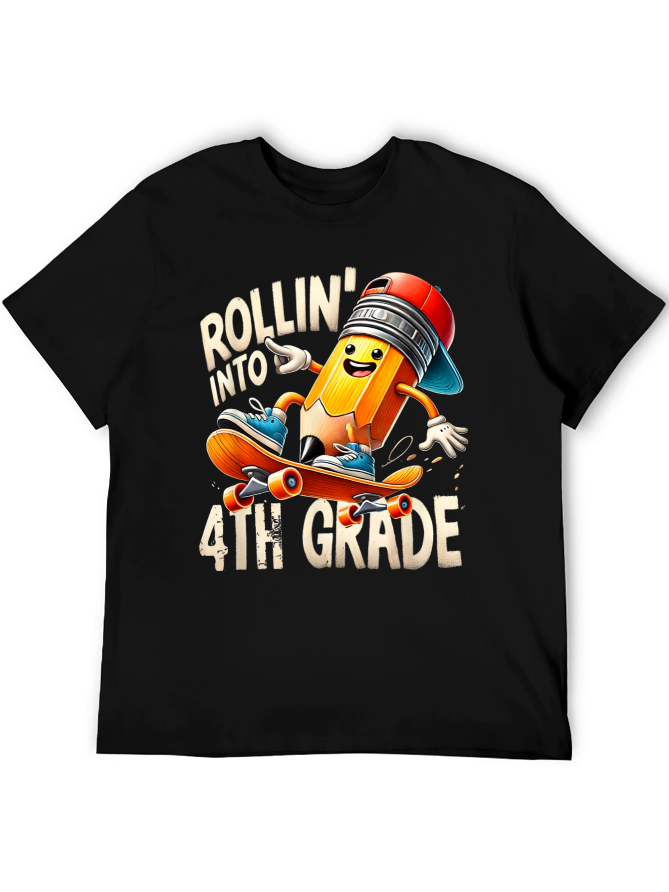 Rollin Into 4th Grade T-Shirt