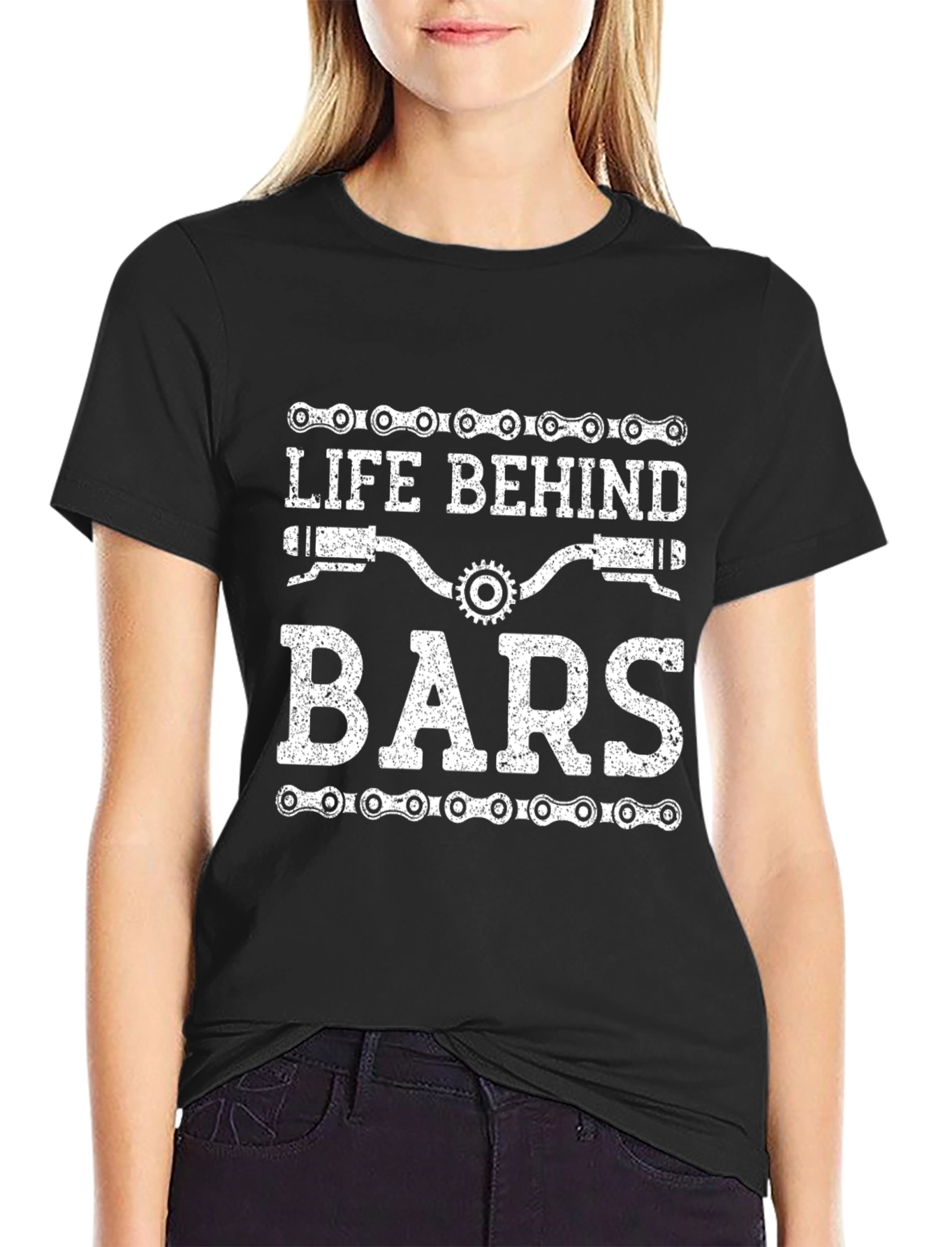Life Behind Bars Bicycle T-Shirt