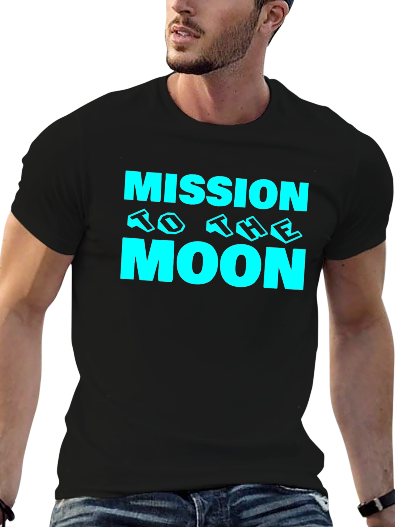 Mission To The Moon Graphic T-Shirt